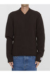 Dolce&Gabbana-OUTLET-SALE-Brown wool sweater-ARCHIVIST