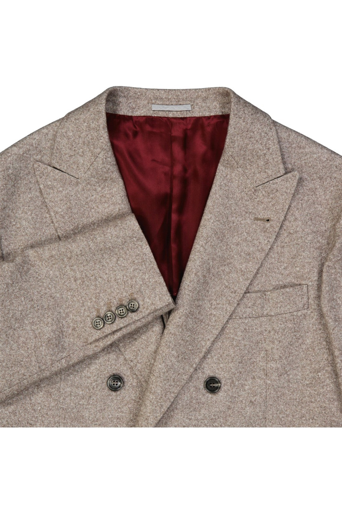 BRUNELLO CUCINELLI-OUTLET-SALE-Brunello Cucinelli Double-Breasted Wool Jacket-ARCHIVIST