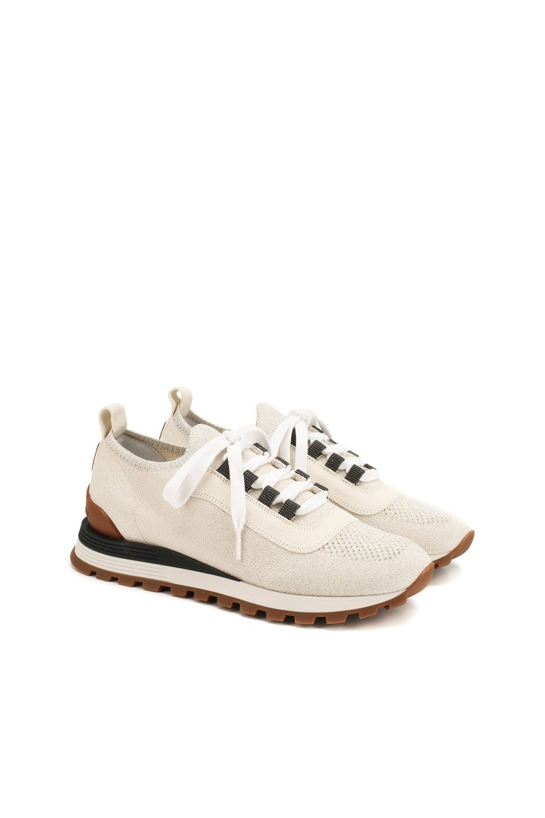 BRUNELLO CUCINELLI-OUTLET-SALE-Brunello Cucinelli Lace-Up Sneakers-ARCHIVIST