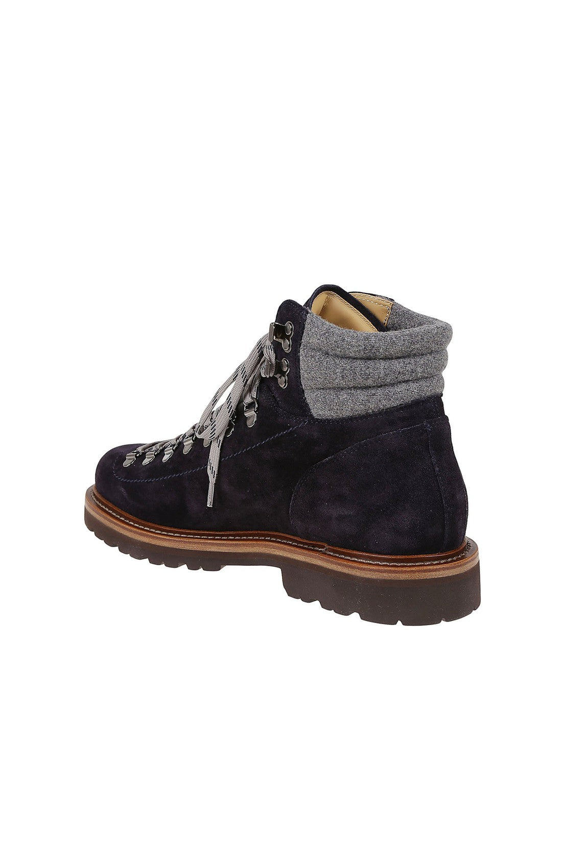 BRUNELLO CUCINELLI-OUTLET-SALE-Brunello Cucinelli Leather Boots-ARCHIVIST