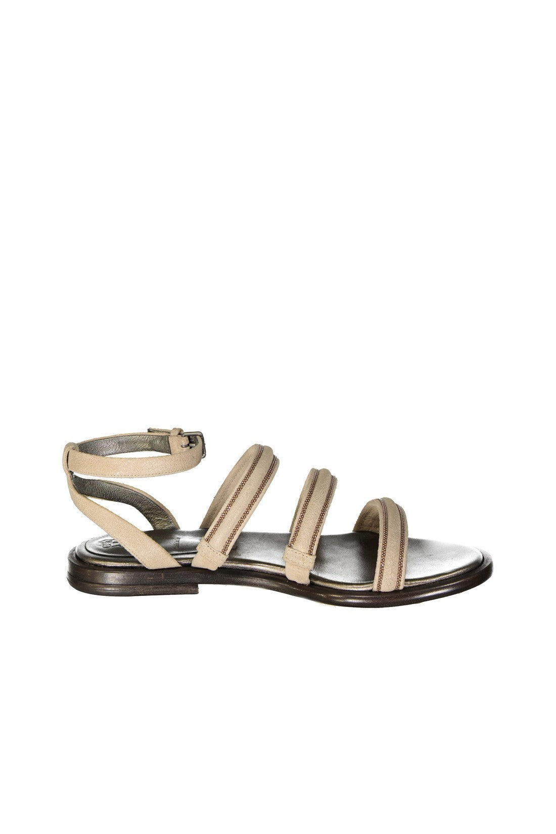 BRUNELLO CUCINELLI-OUTLET-SALE-Brunello Cucinelli Leather Sandals-ARCHIVIST