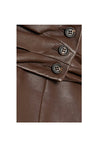 BRUNELLO CUCINELLI-OUTLET-SALE-Brunello Cucinelli Leather Skirt-ARCHIVIST