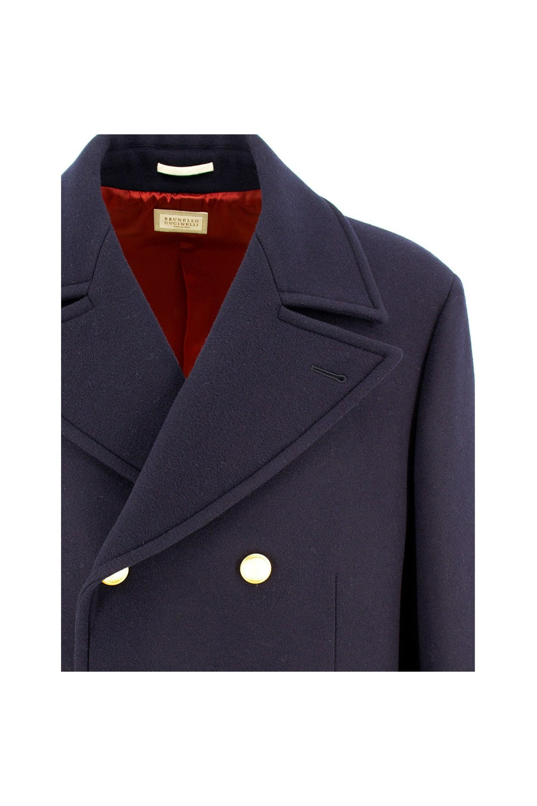 BRUNELLO CUCINELLI-OUTLET-SALE-Brunello Cucinelli Martingale Double-Breast Coat-ARCHIVIST