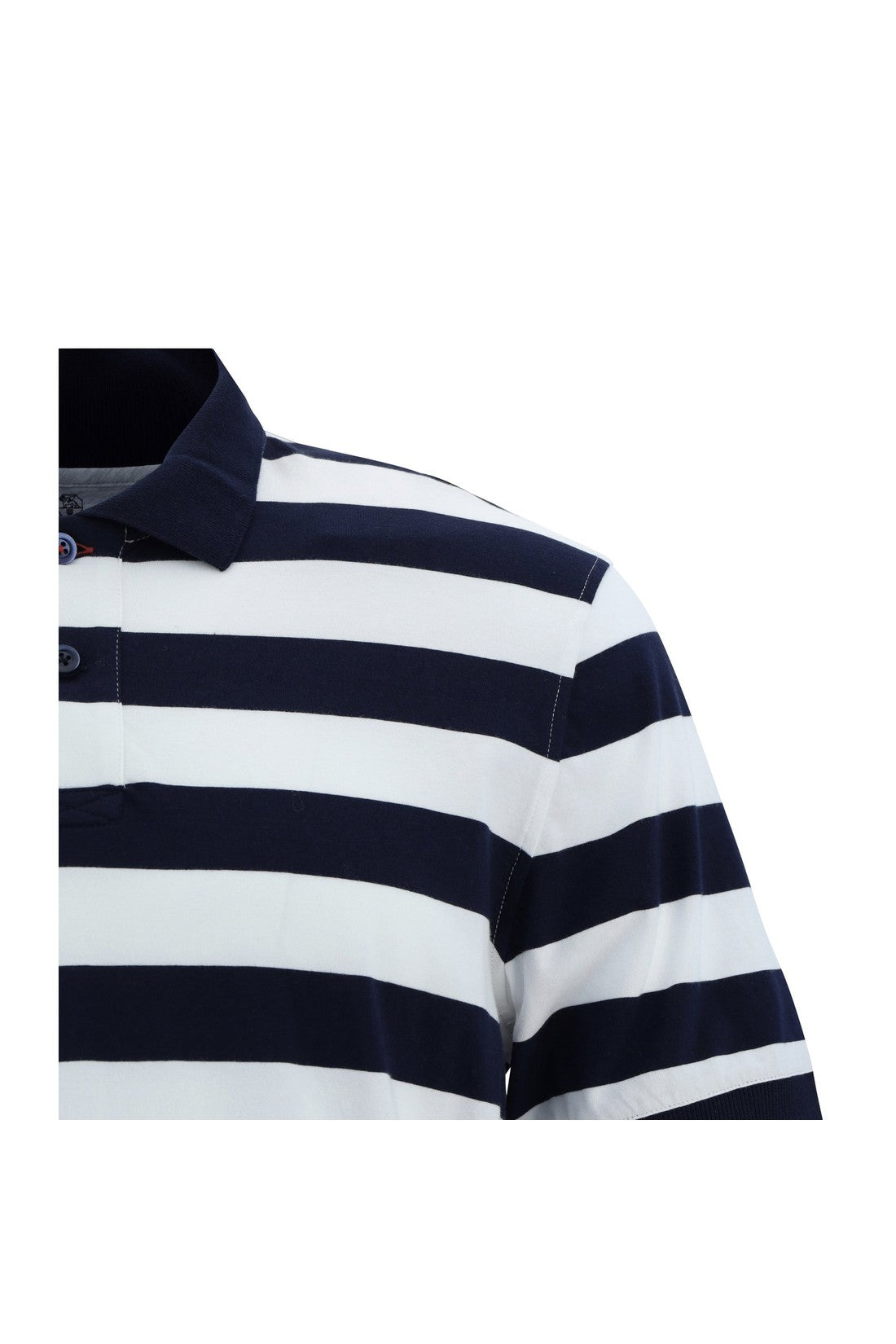 BRUNELLO CUCINELLI-OUTLET-SALE-Brunello Cucinelli Polo T-Shirt-ARCHIVIST