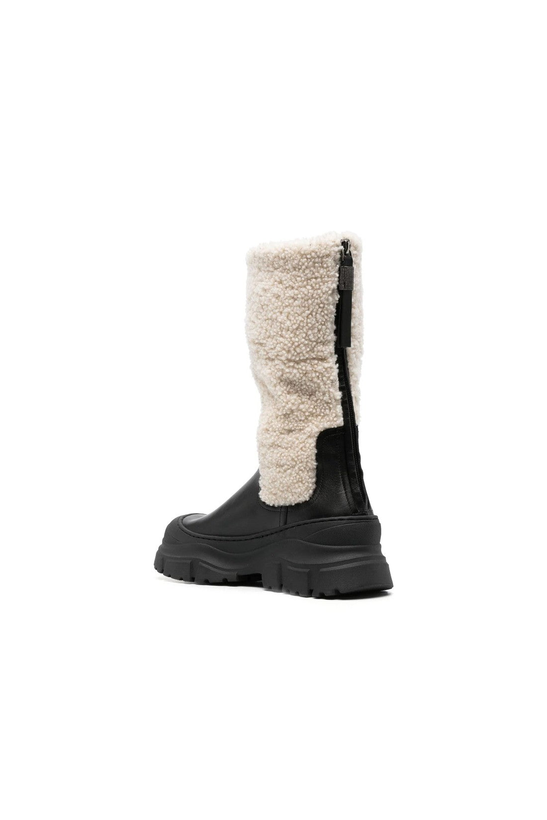 BRUNELLO CUCINELLI-OUTLET-SALE-Brunello Cucinelli Shearling Boots-ARCHIVIST