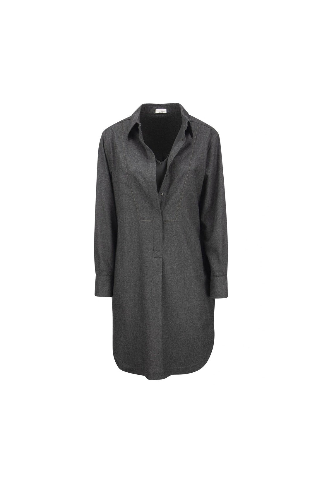 BRUNELLO CUCINELLI-OUTLET-SALE-Brunello Cucinelli Wool Dress-ARCHIVIST