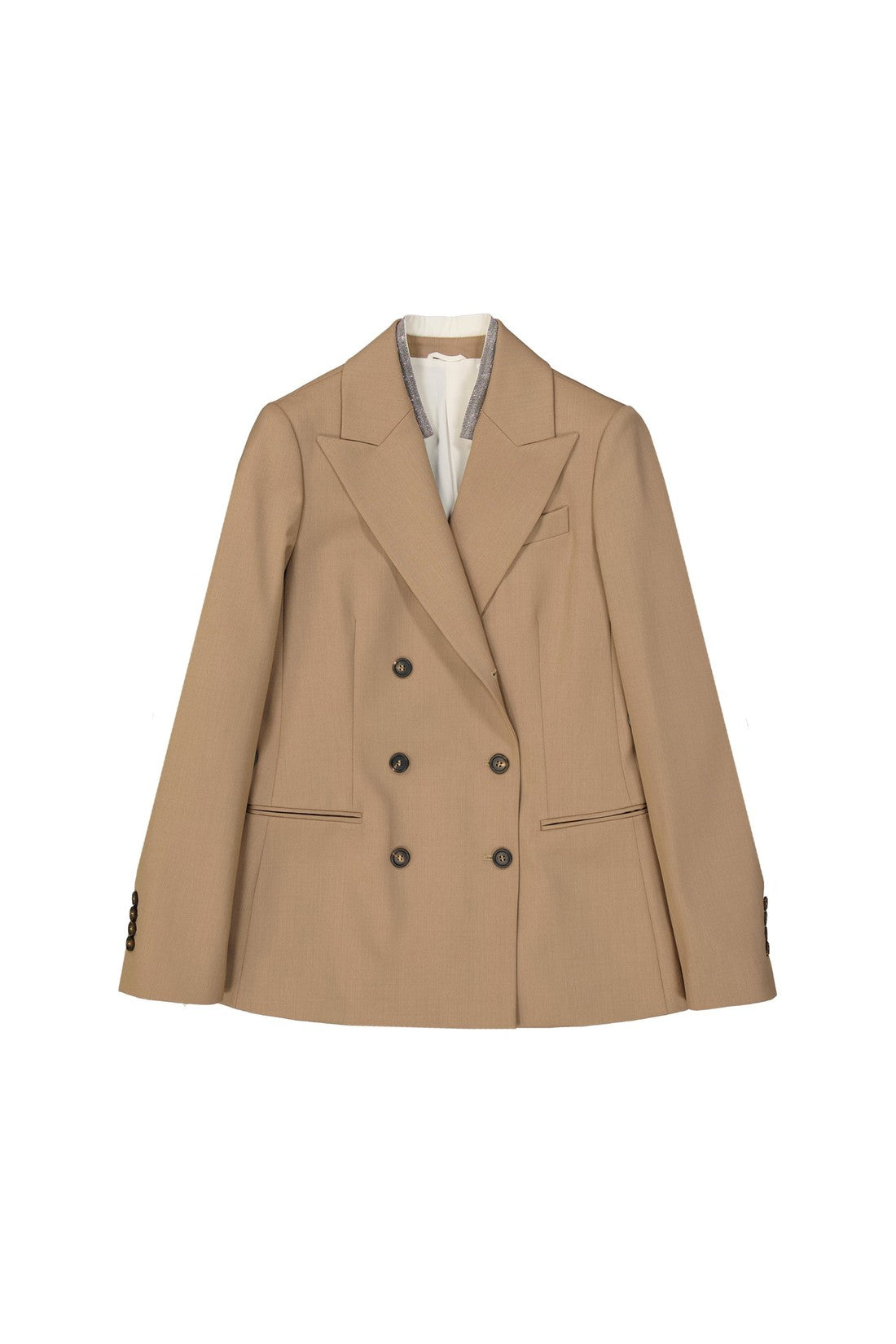 BRUNELLO CUCINELLI-OUTLET-SALE-Brunello Cucinelli Wool Jacket-ARCHIVIST