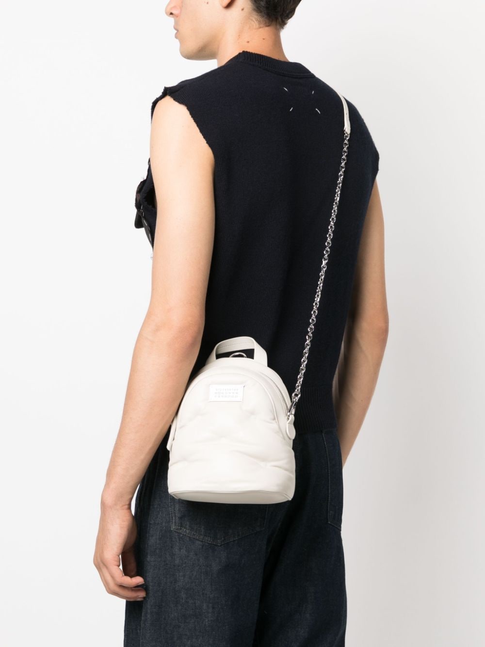 Maison Margiela-OUTLET-SALE-Bucket Bag & Backpack GRAU-ARCHIVIST