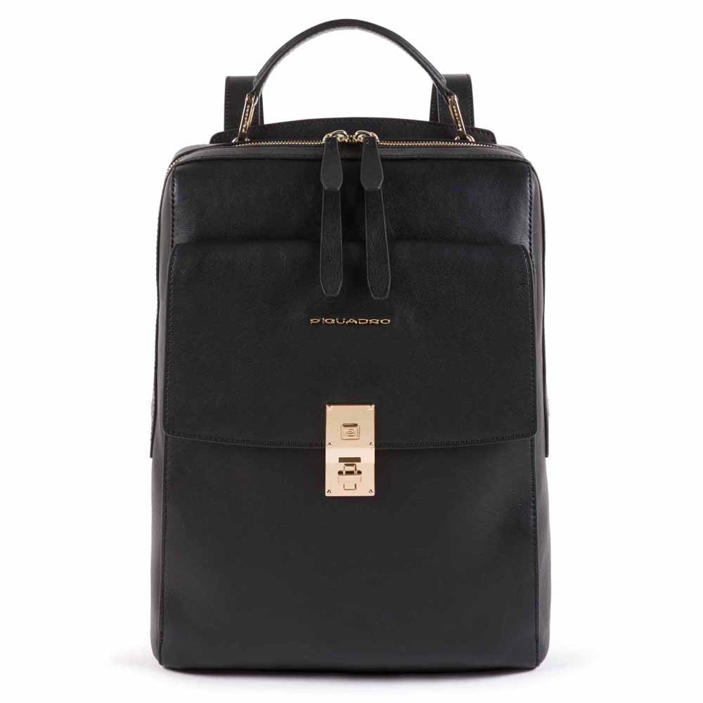 PIQUADRO-OUTLET-SALE-Bucket Bag & Backpack SCHWARZ-ARCHIVIST