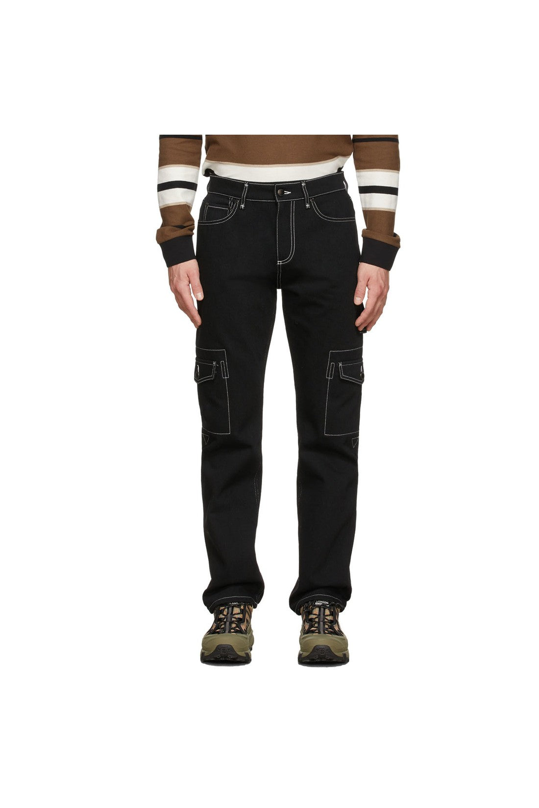 BURBERRY-OUTLET-SALE-Burberry Denim Cargo Pants-ARCHIVIST