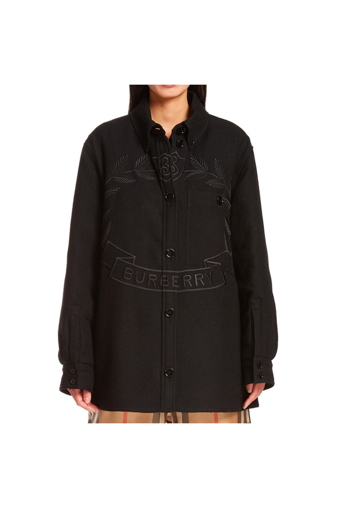 BURBERRY-OUTLET-SALE-Burberry Embroidered Layered Jacket-ARCHIVIST