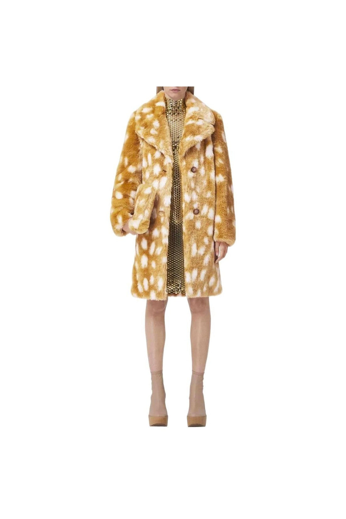 BURBERRY-OUTLET-SALE-Burberry Faux Fur Coat-ARCHIVIST