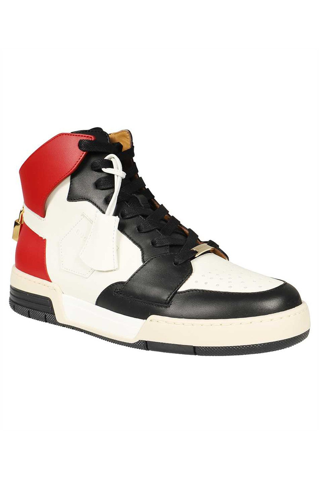 Leather high-top sneakers-Buscemi-OUTLET-SALE-ARCHIVIST
