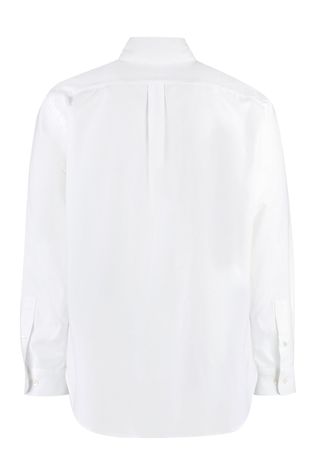 Palm Angels-OUTLET-SALE-Button-down collar cotton shirt-ARCHIVIST