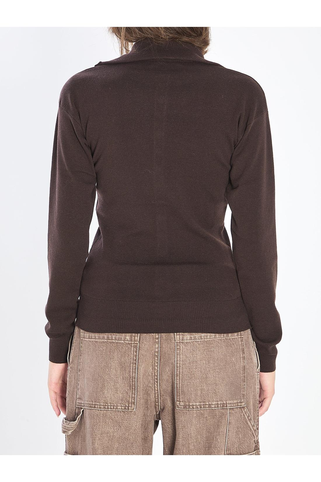 Lemaire-OUTLET-SALE-Buttoned fitted cardigan-ARCHIVIST