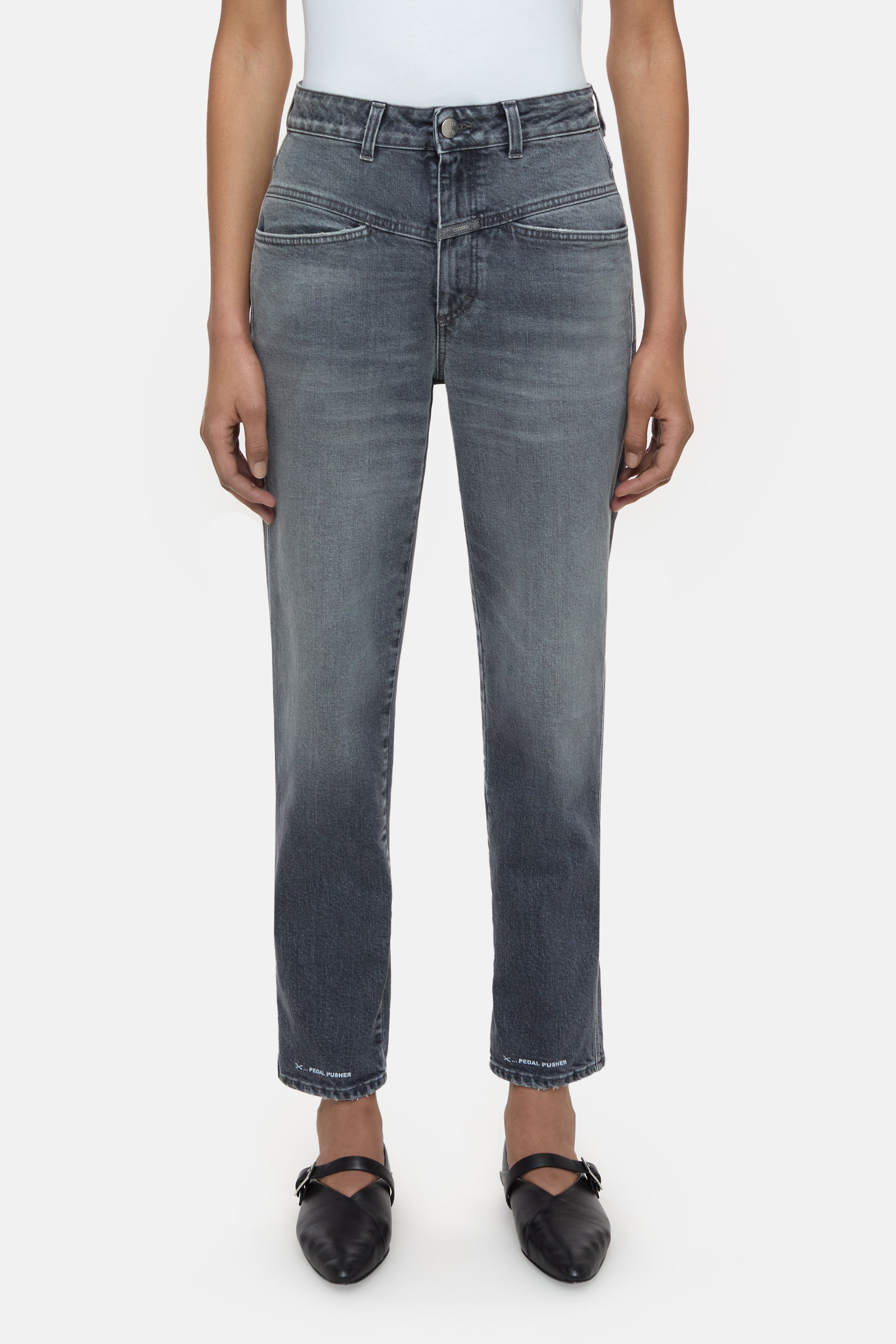 Closed-PEDAL PUSHER-Jeans-Black-Deal-Outlet-by-ARCHIVIST