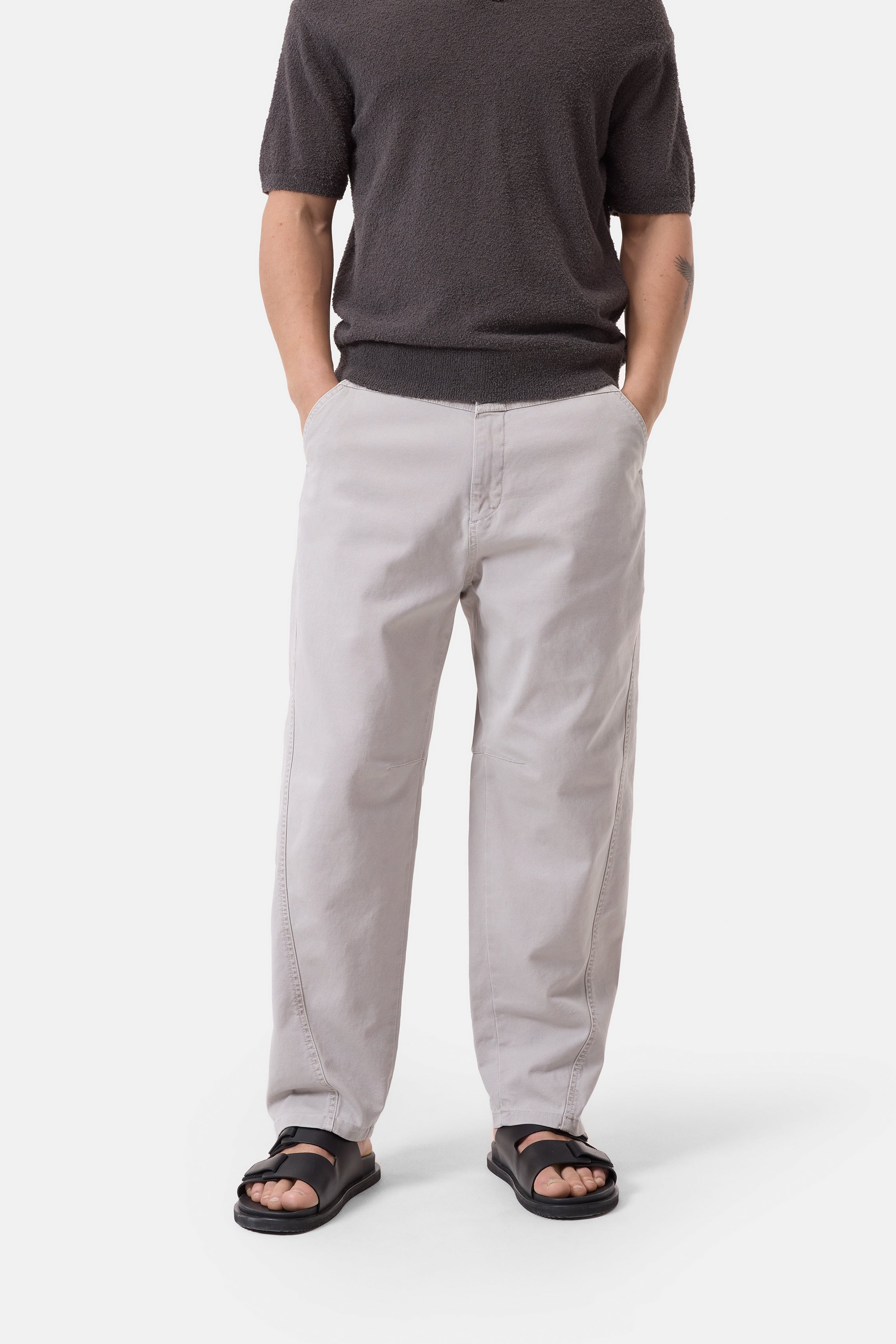 BROOME RELAXED-Hosen-Closed-27-MUD GREY-32-ARCHIVIST