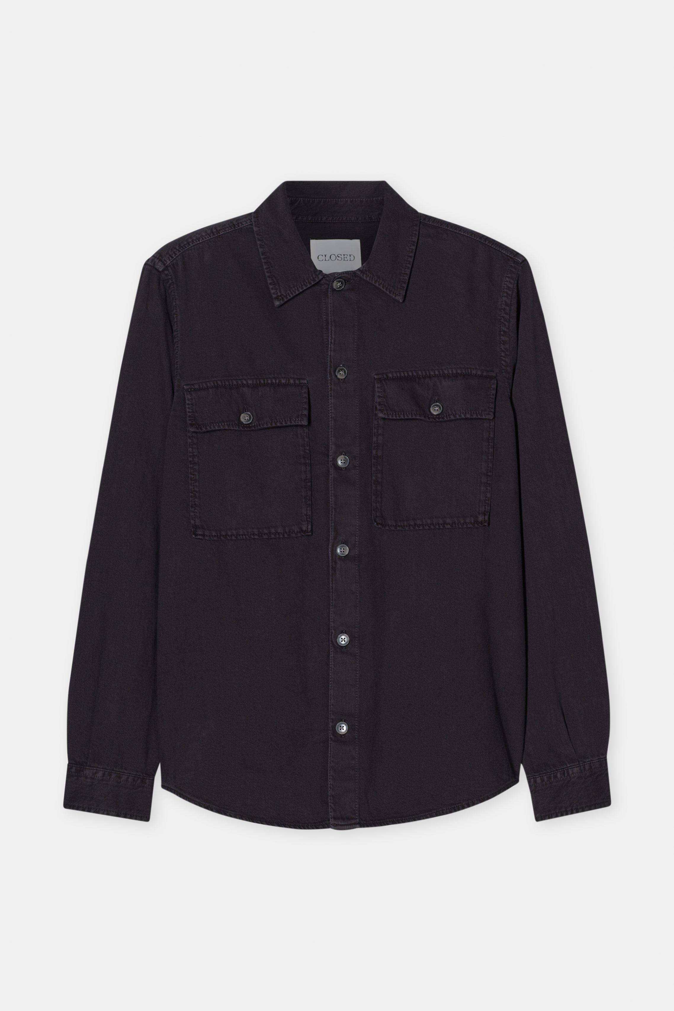 Closed-UTILITY SHIRT-Hemden & Blusen-Black-Deal-Outlet-by-ARCHIVIST