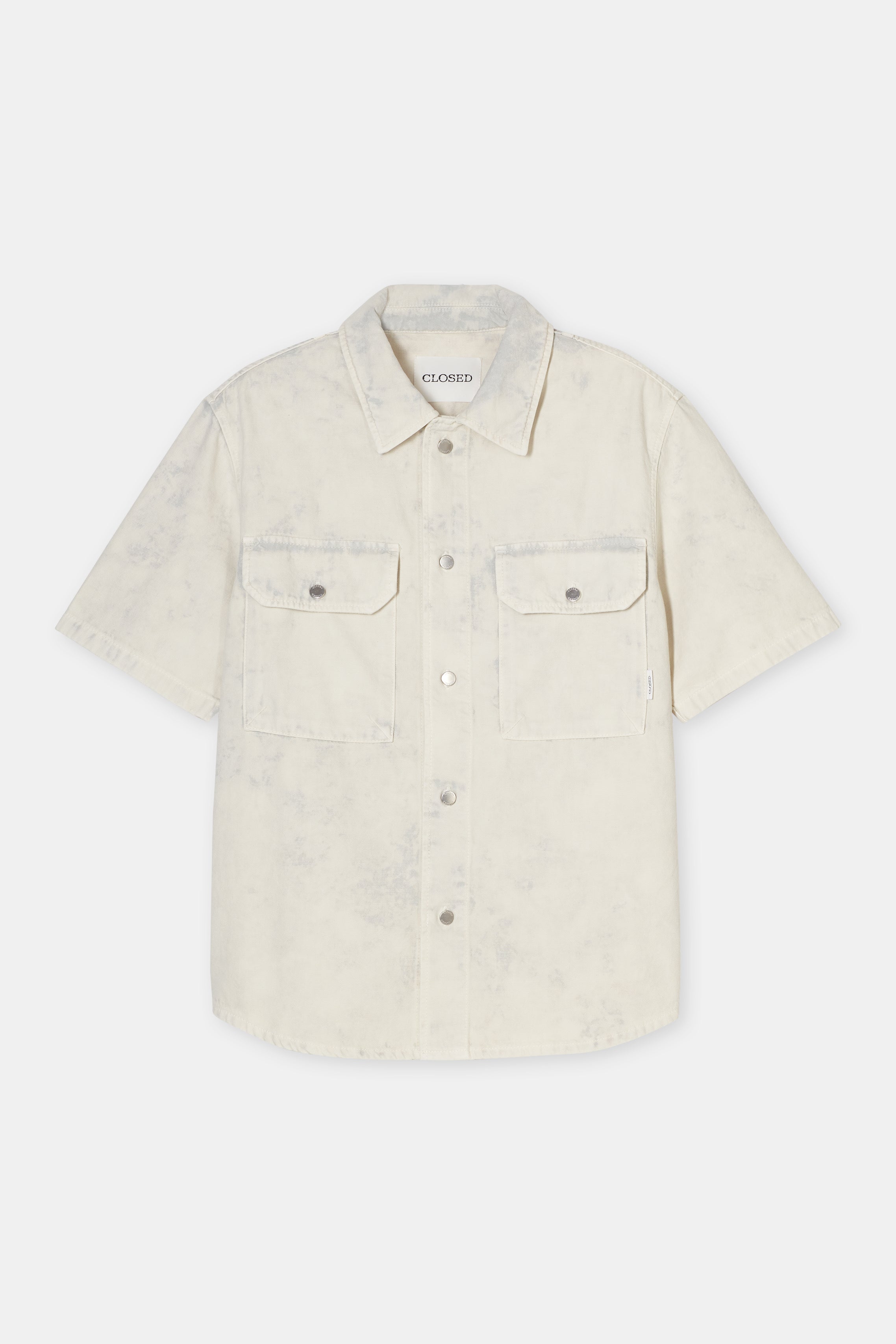 SHORT SLEEVED YOKE SHIRT-Shirts-Closed-ARCHIVIST