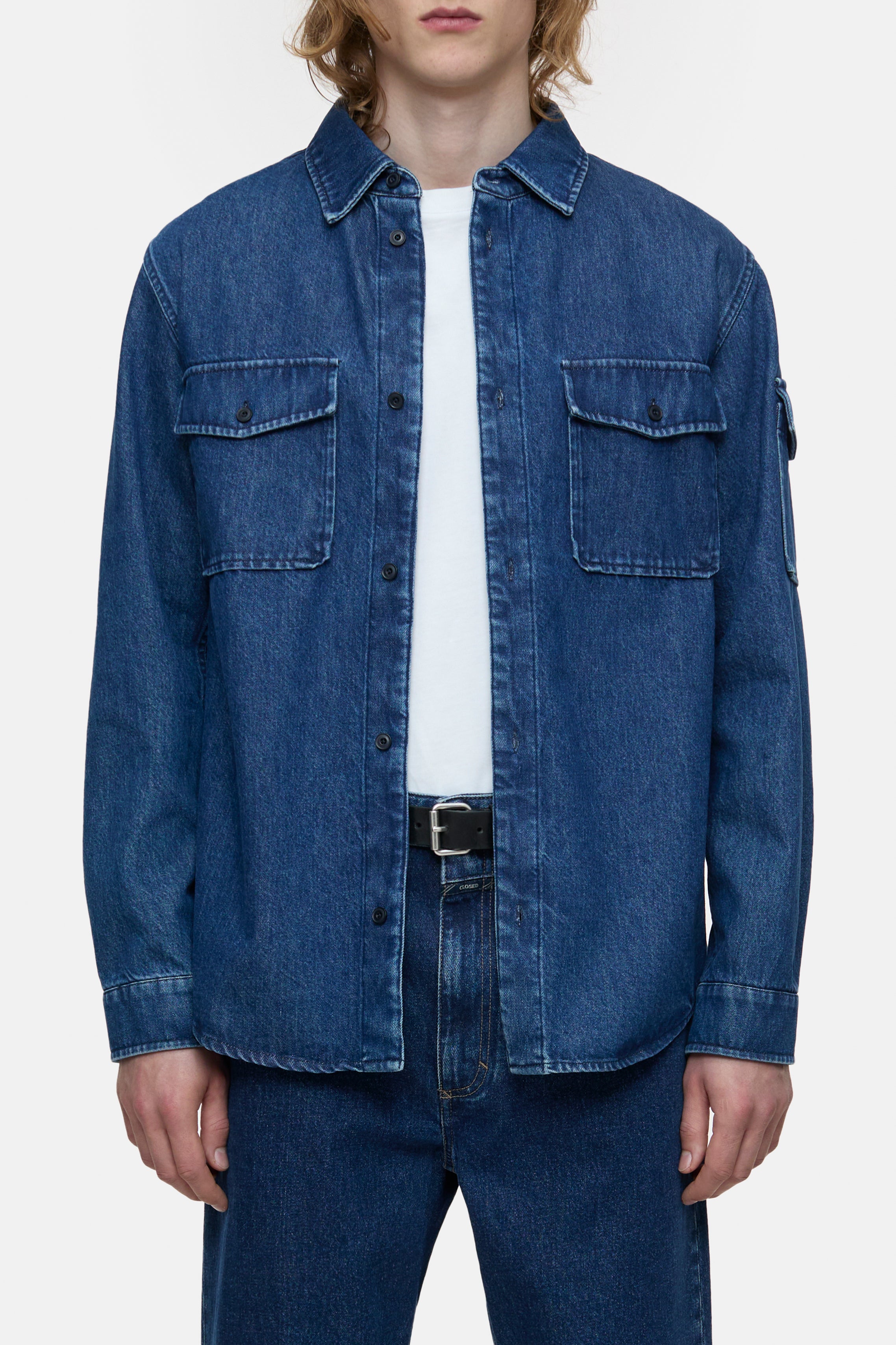 Closed-ARMY SHIRT-Hemden & Blusen-Black-Deal-Outlet-by-ARCHIVIST