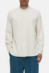 Closed-COLLARLESS SHIRT-Hemden & Blusen-Black-Deal-Outlet-by-ARCHIVIST