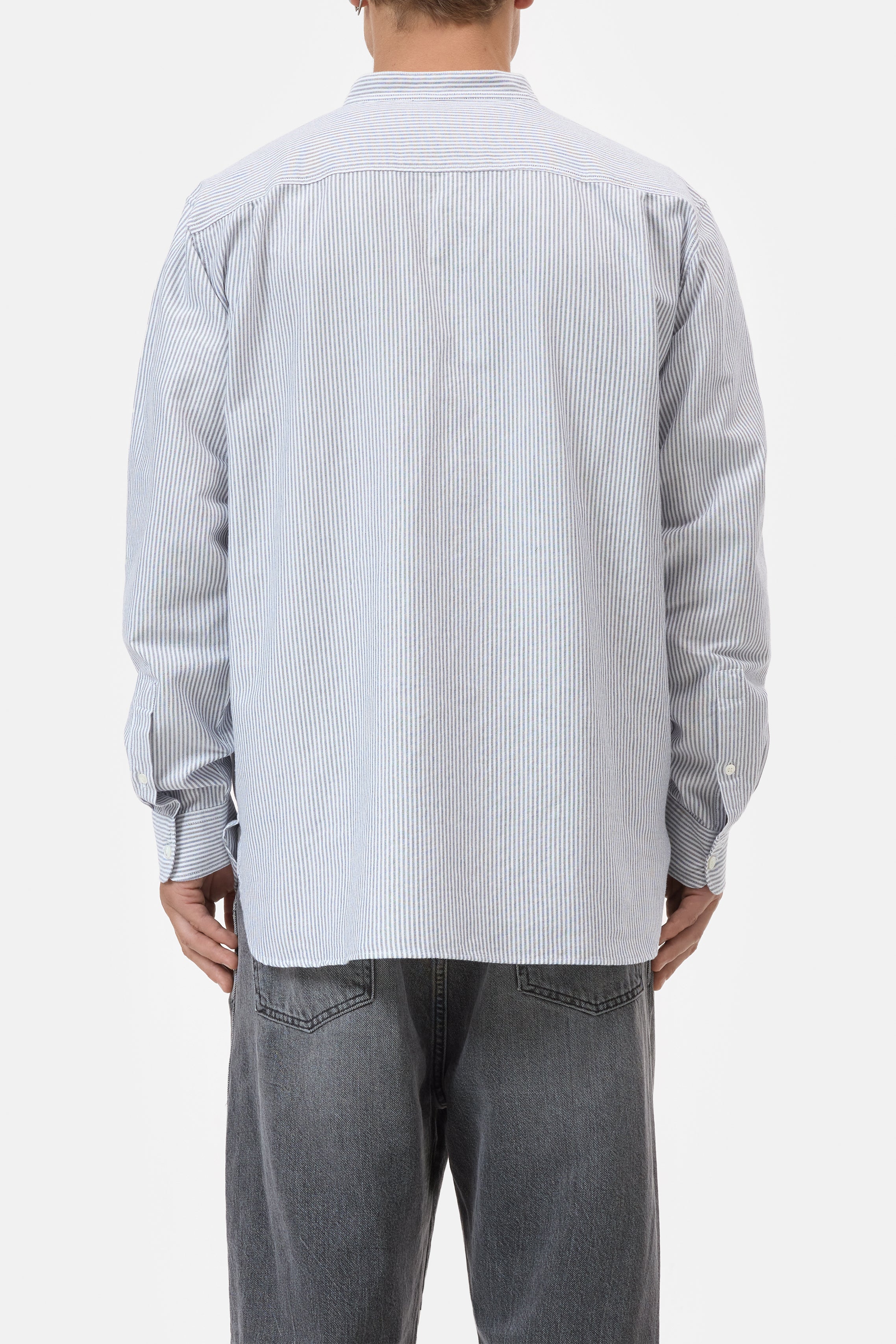 COLLARLESS SHIRT