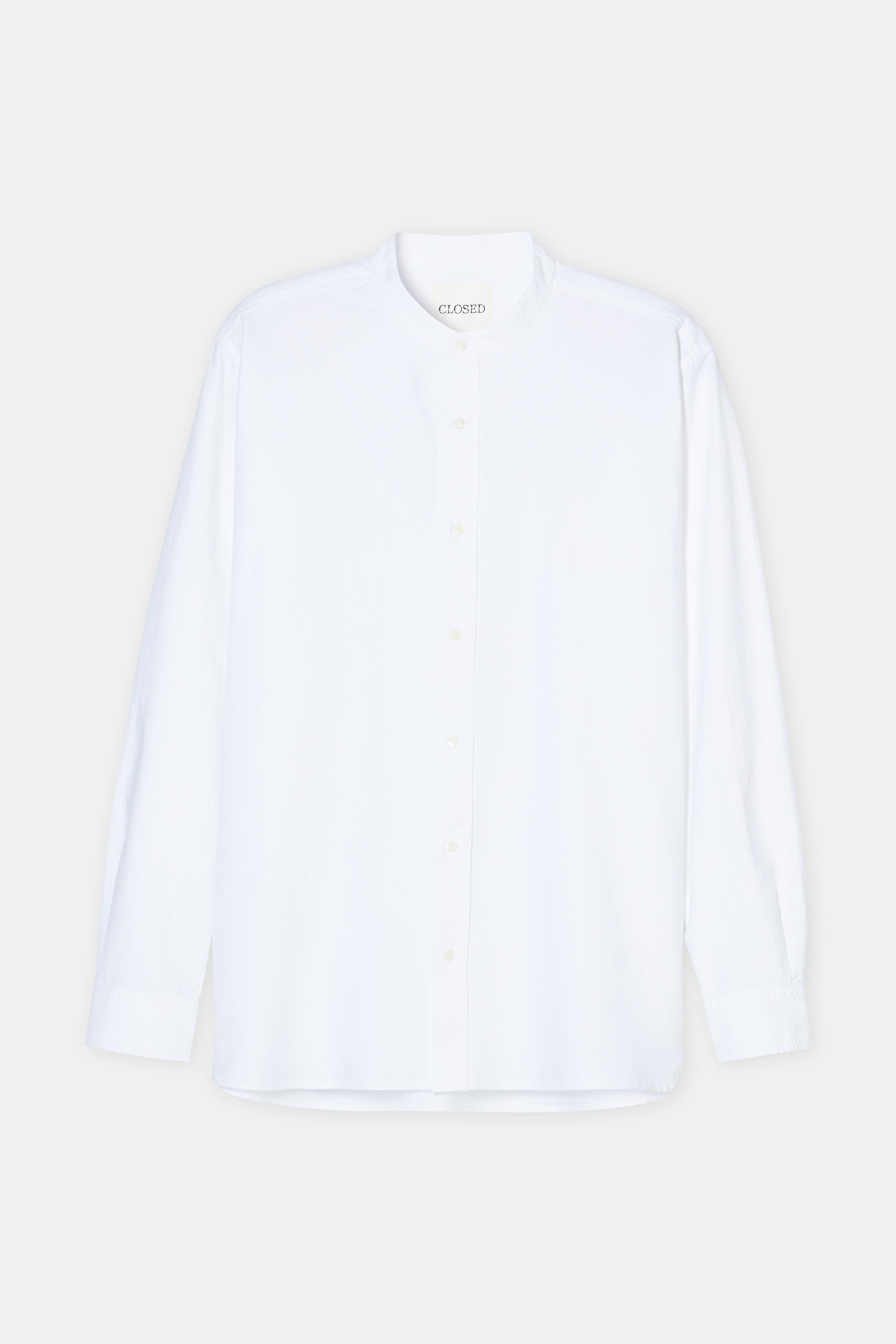 COLLARLESS SHIRT