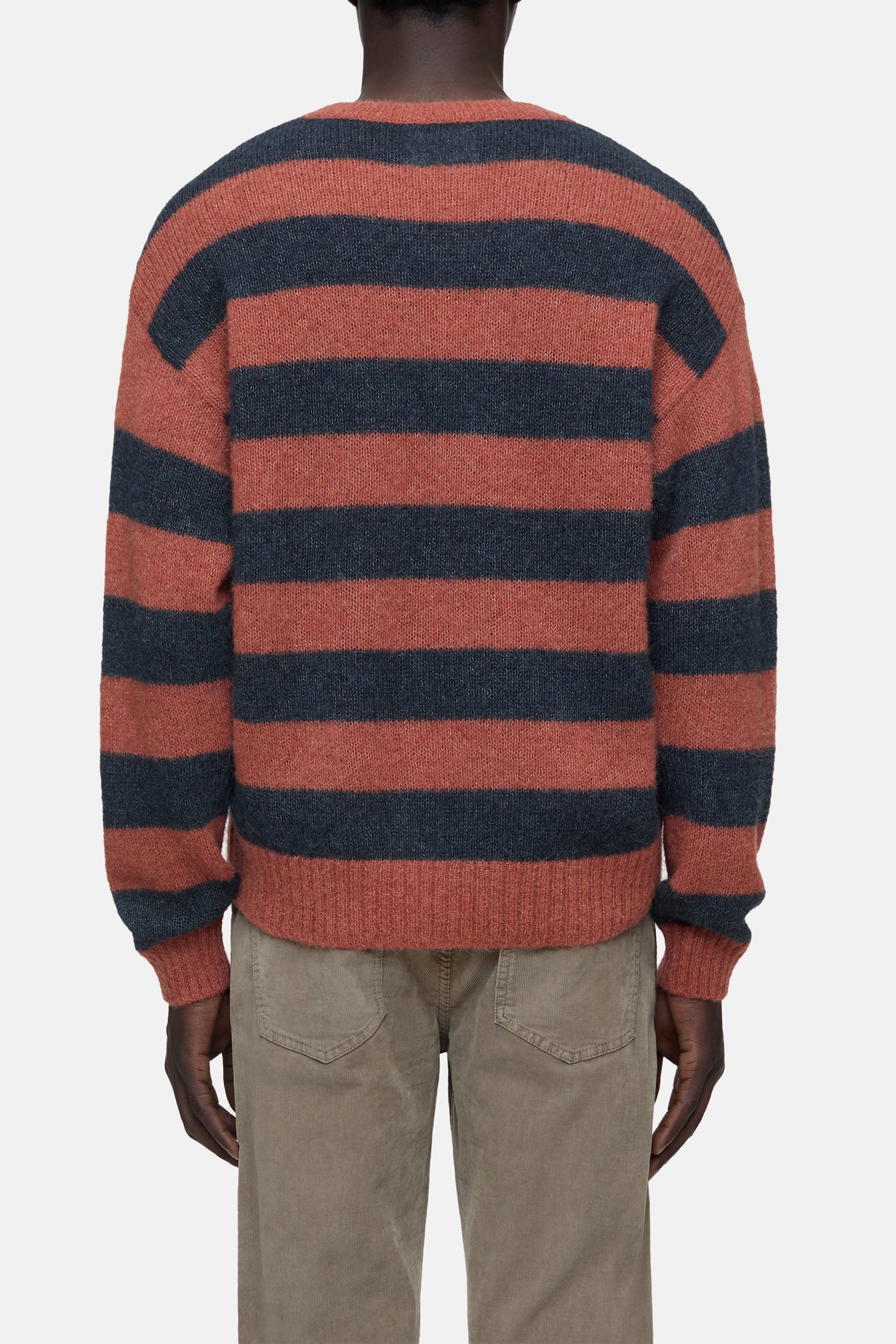 Closed-STRIPED CREW NECK-Strick & Pullover-Black-Deal-Outlet-by-ARCHIVIST
