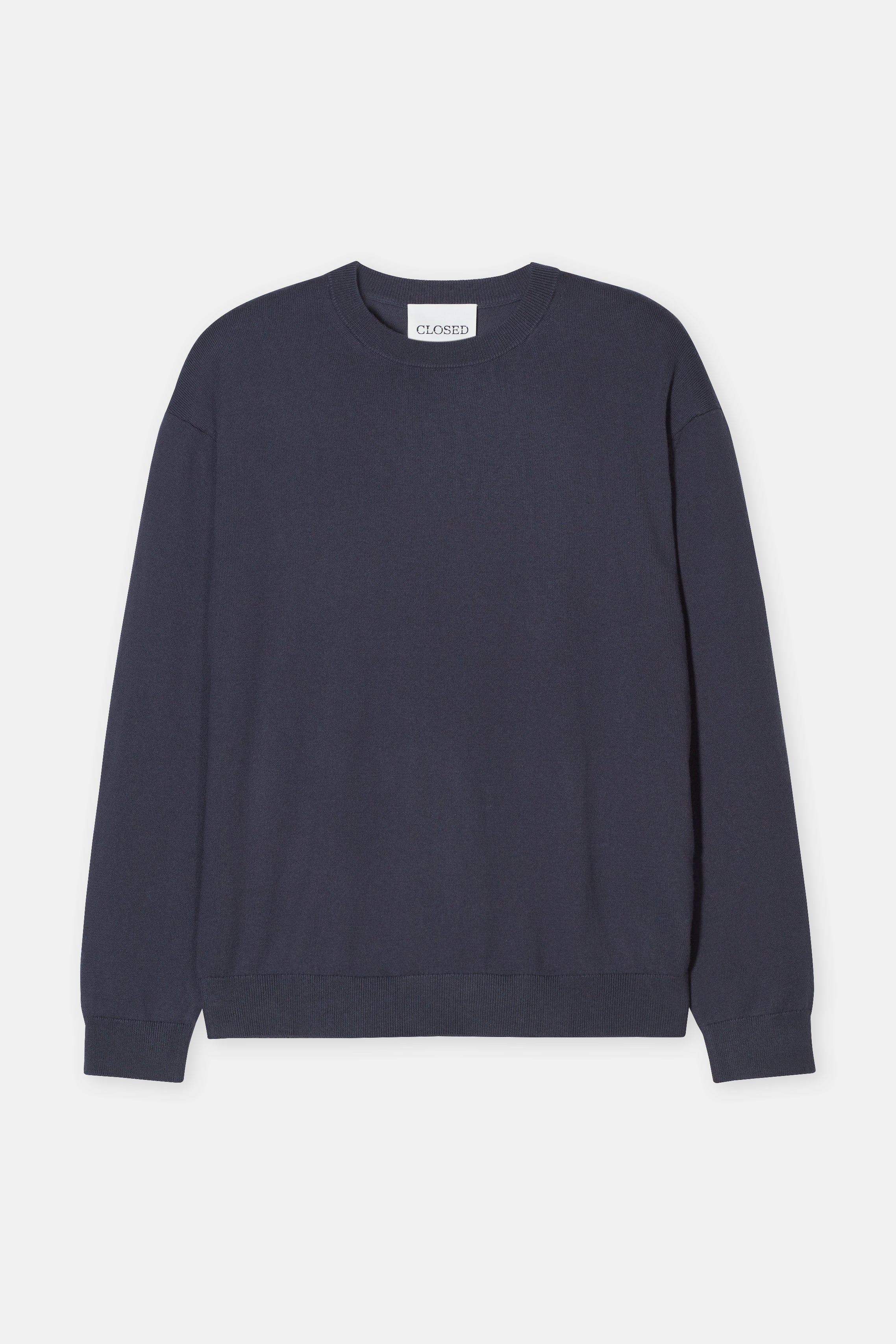 Closed-CREWNECK LONG SLEEVE-Strick & Pullover-Black-Deal-Outlet-by-ARCHIVIST