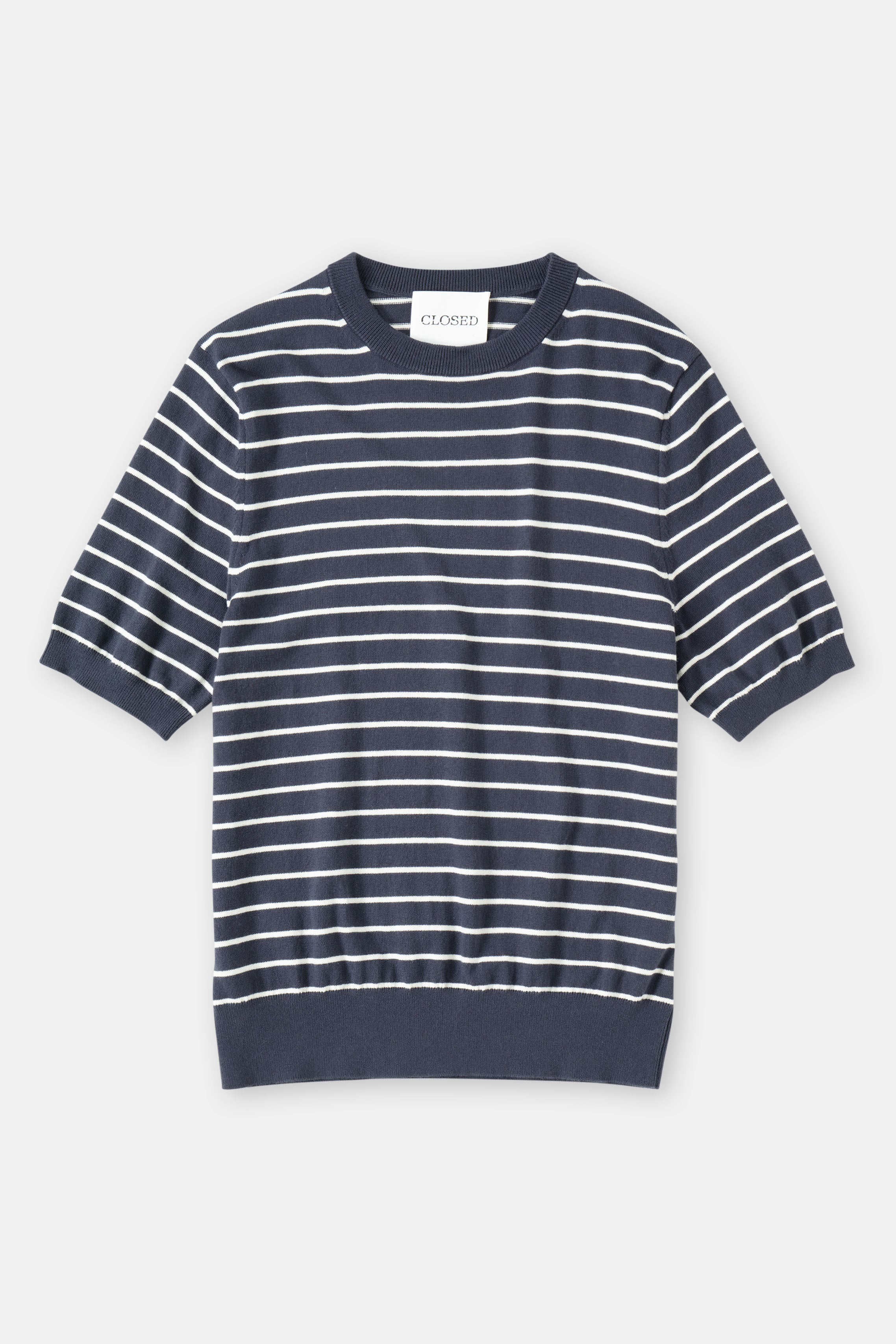 Closed-SHORT SLEEVE KNIT-Strick & Pullover-Black-Deal-Outlet-by-ARCHIVIST