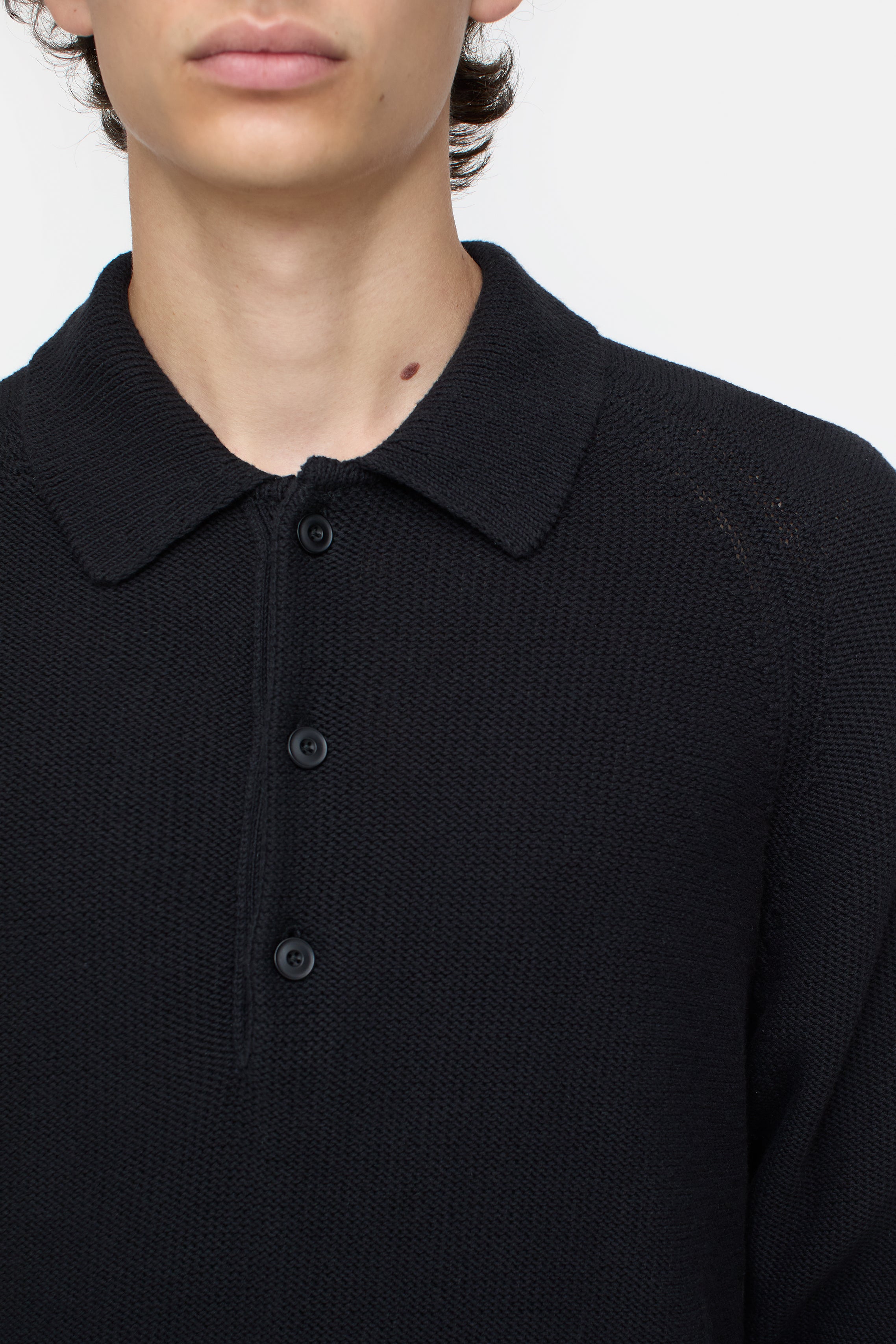 KNITTED POLO-Strick & Pullover-Closed-ARCHIVIST