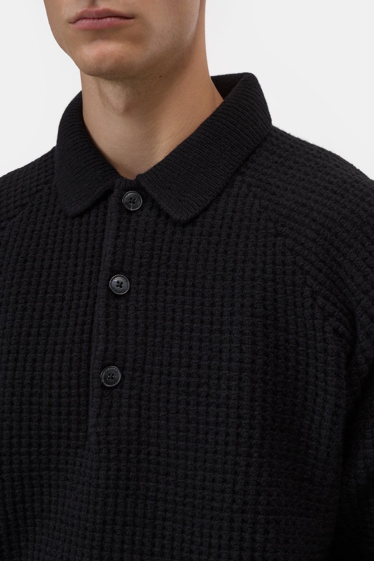 Knitted polo