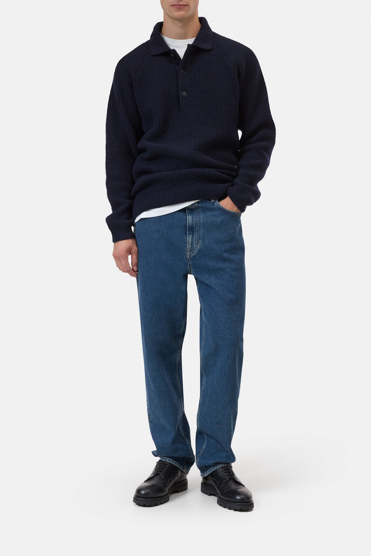 Knitted polo