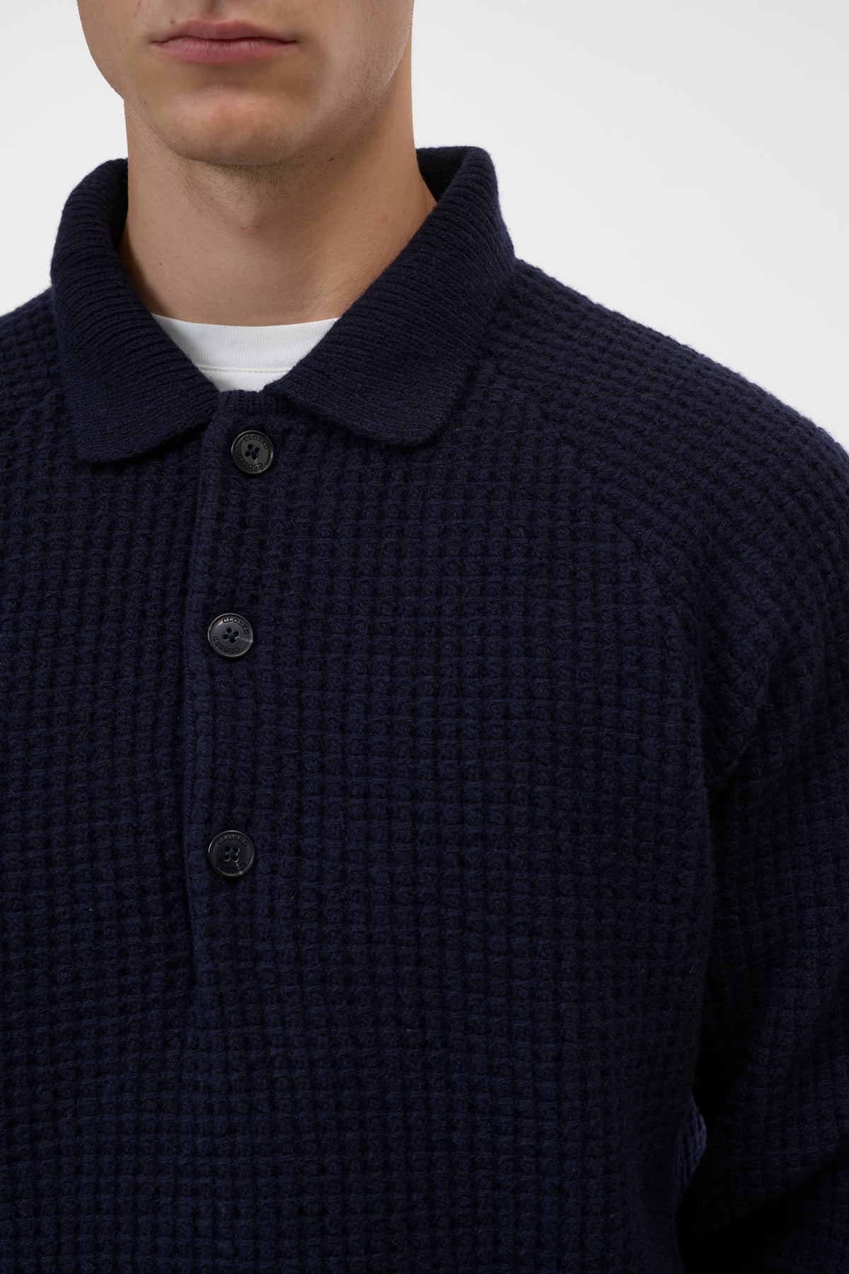 Knitted polo