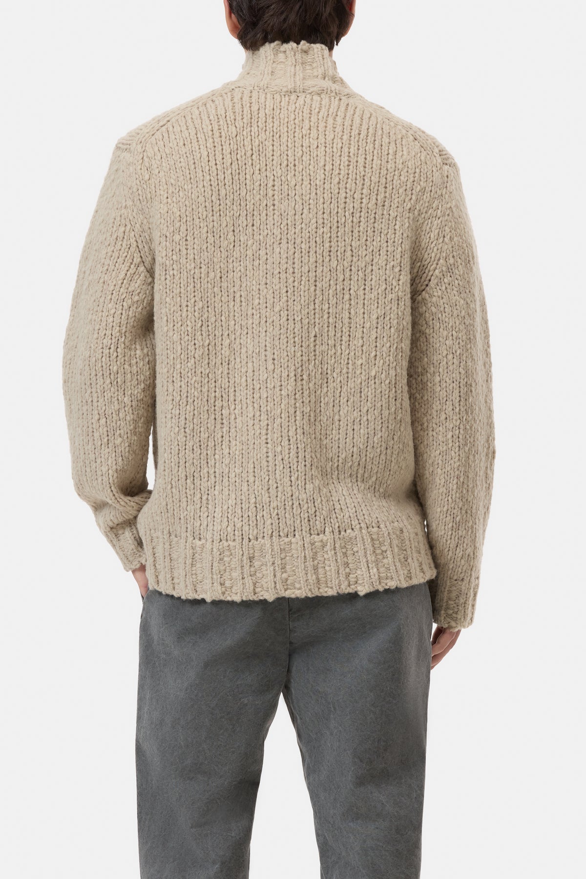 Turtleneck cardigan