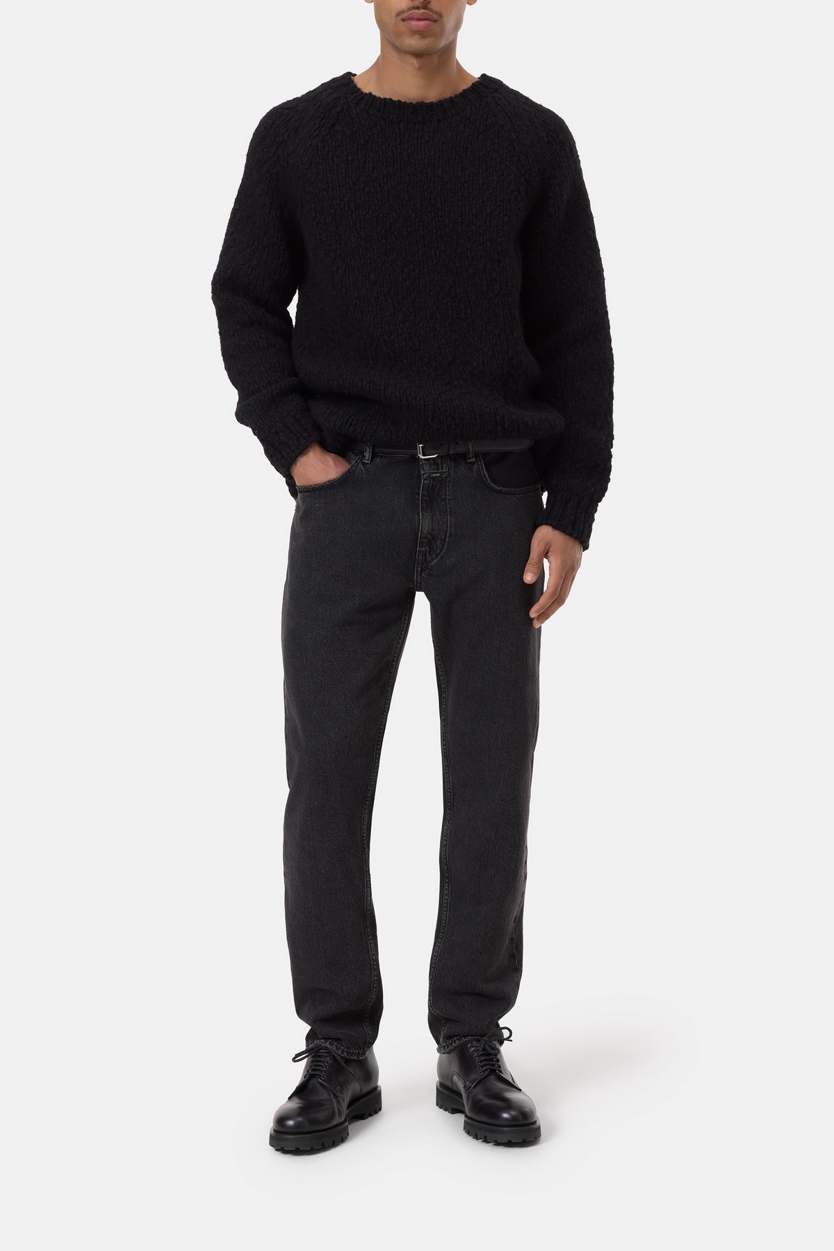 Crewneck raglan jumper