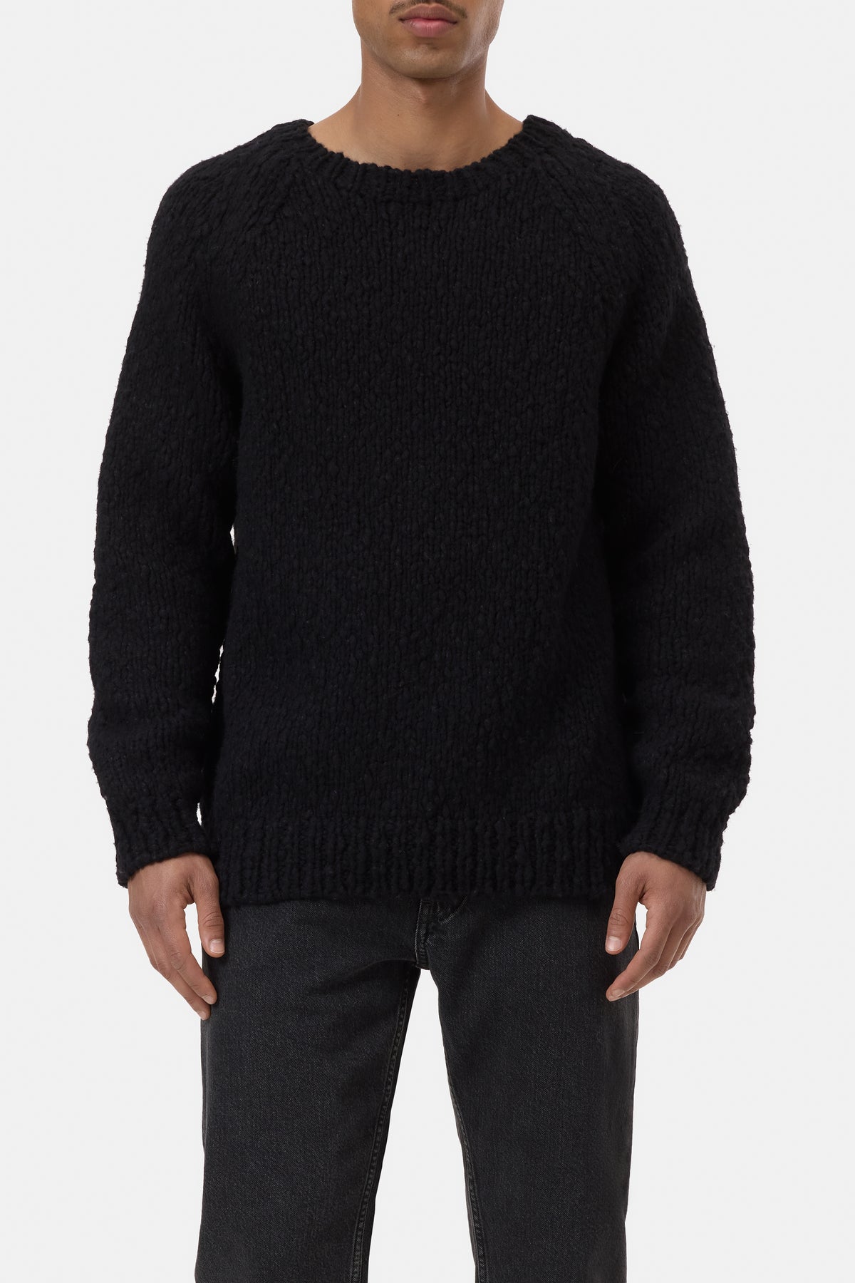 Crewneck raglan jumper