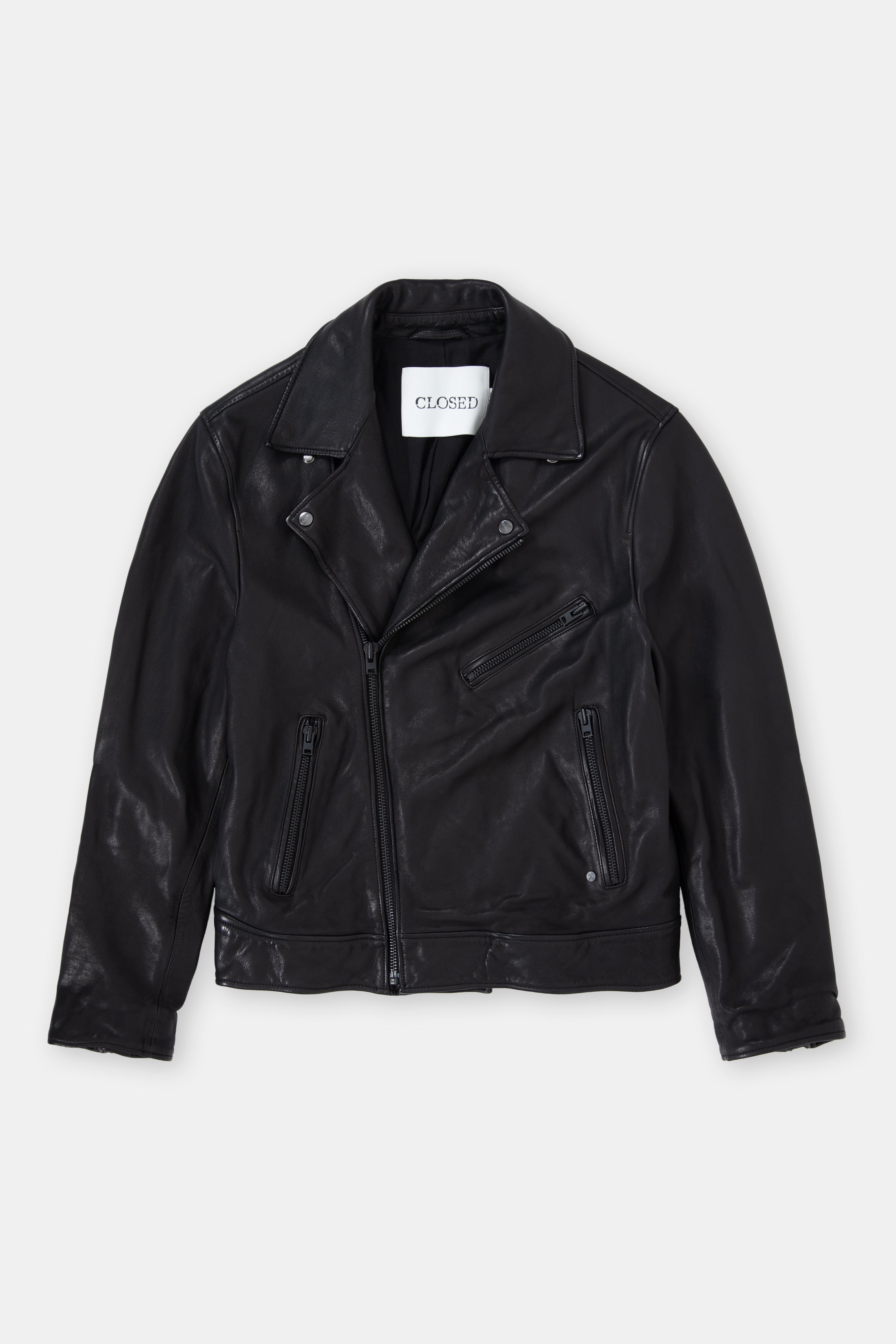 Closed-BIKER JACKET-Jacken & Mäntel-Black-Deal-Outlet-by-ARCHIVIST