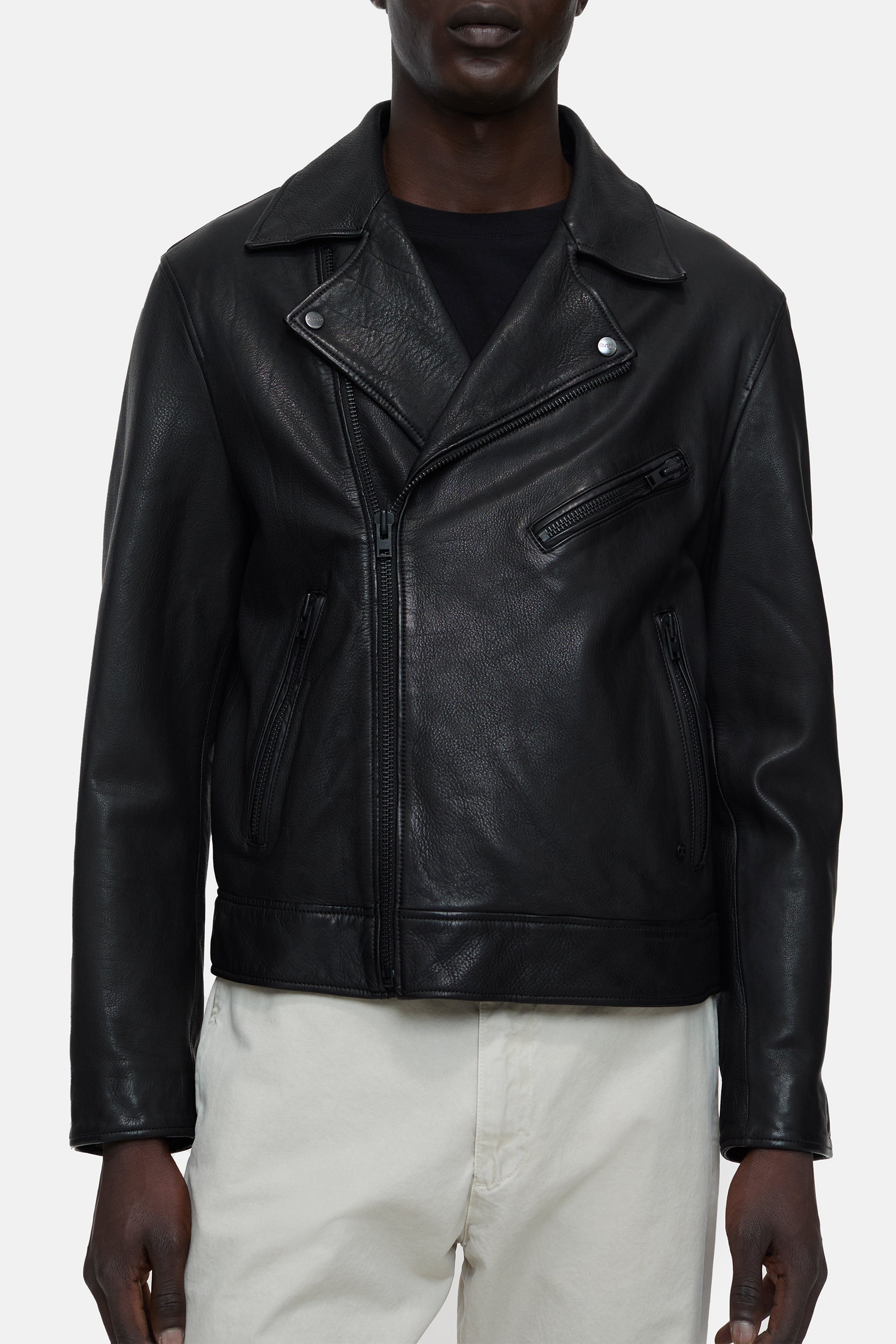 Closed-BIKER JACKET-Jacken & Mäntel-Black-Deal-Outlet-by-ARCHIVIST