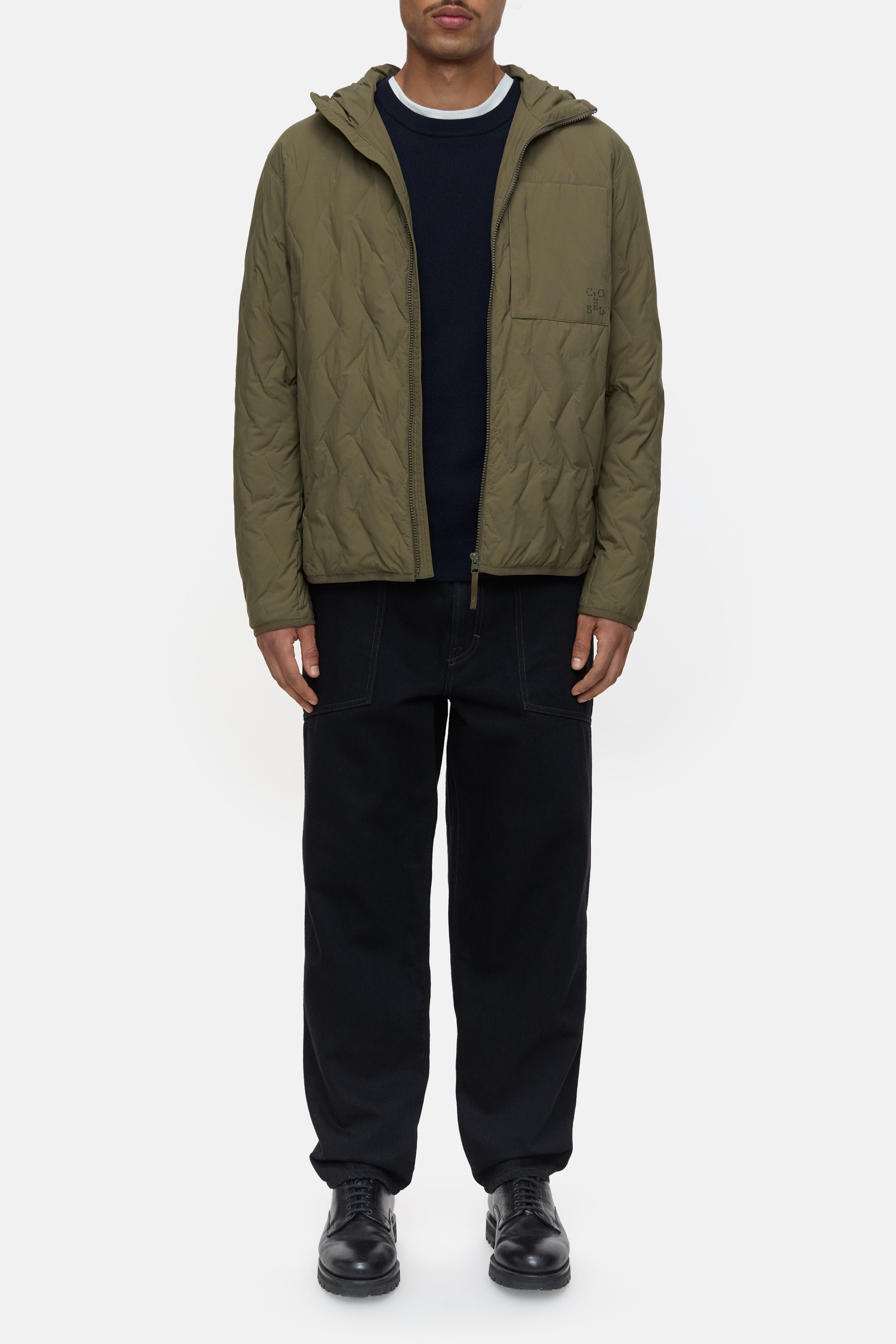 Closed-QUILTED JACKET-Jacken & Mäntel-Black-Deal-Outlet-by-ARCHIVIST