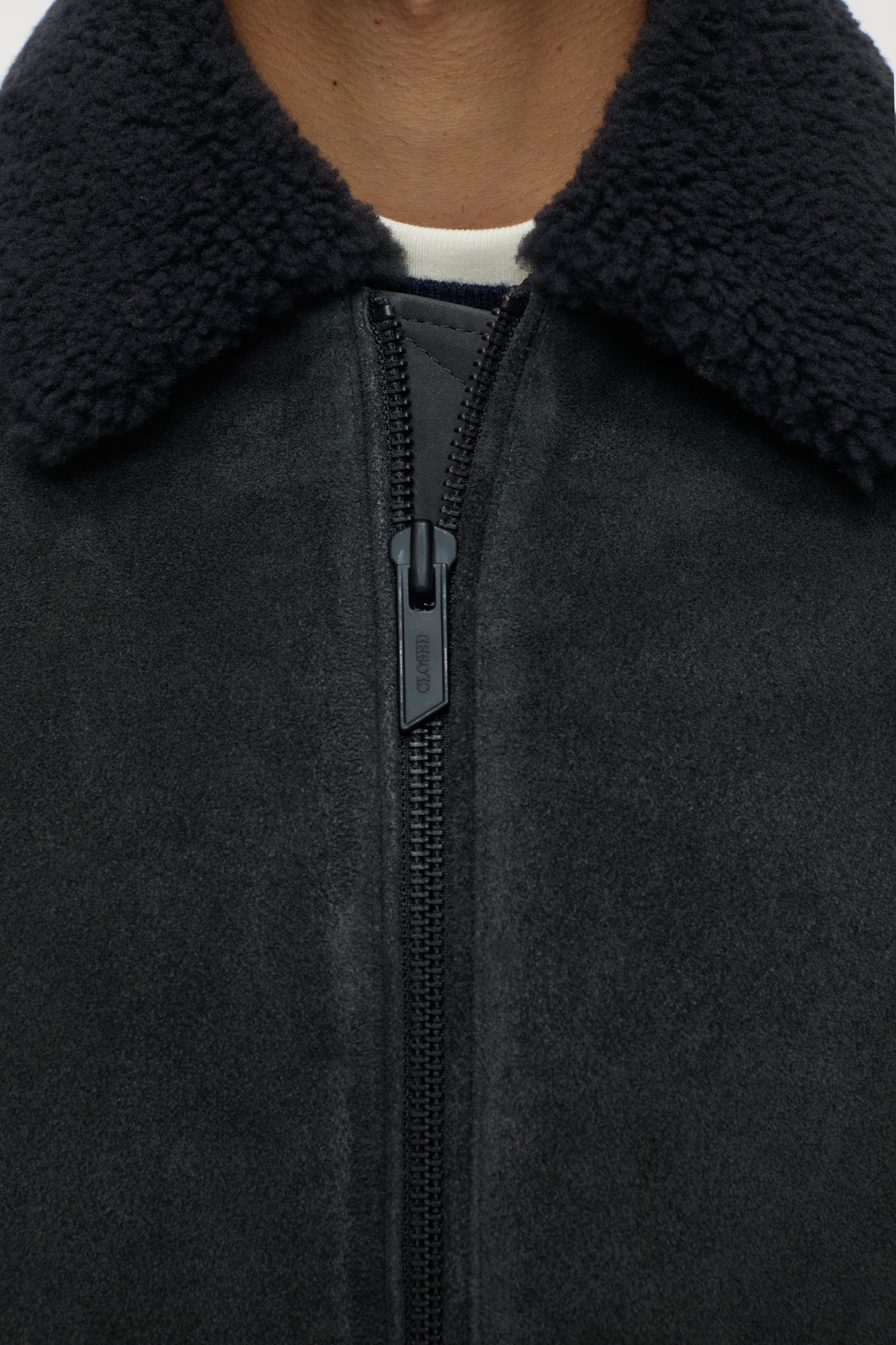 Closed-LEATHER JACKET-Jacken & Mäntel-Black-Deal-Outlet-by-ARCHIVIST