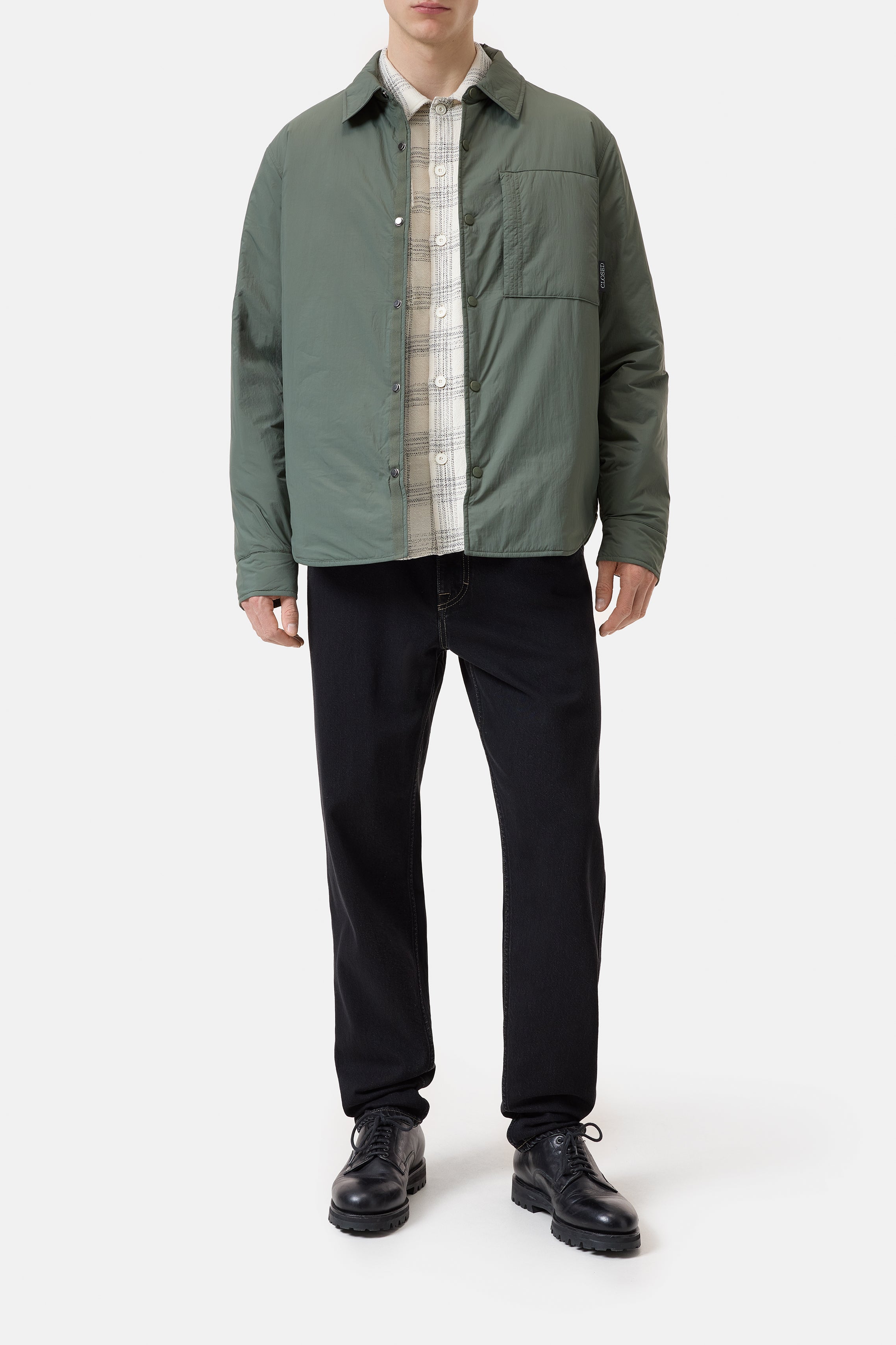 QUILTED OVERSHIRT-Jacken & Mäntel-Closed-XS-OLIVE GREEN-ARCHIVIST