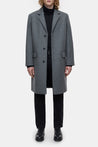 Closed-SINGLE BREASTED COAT-Jacken & Mäntel-Black-Deal-Outlet-by-ARCHIVIST