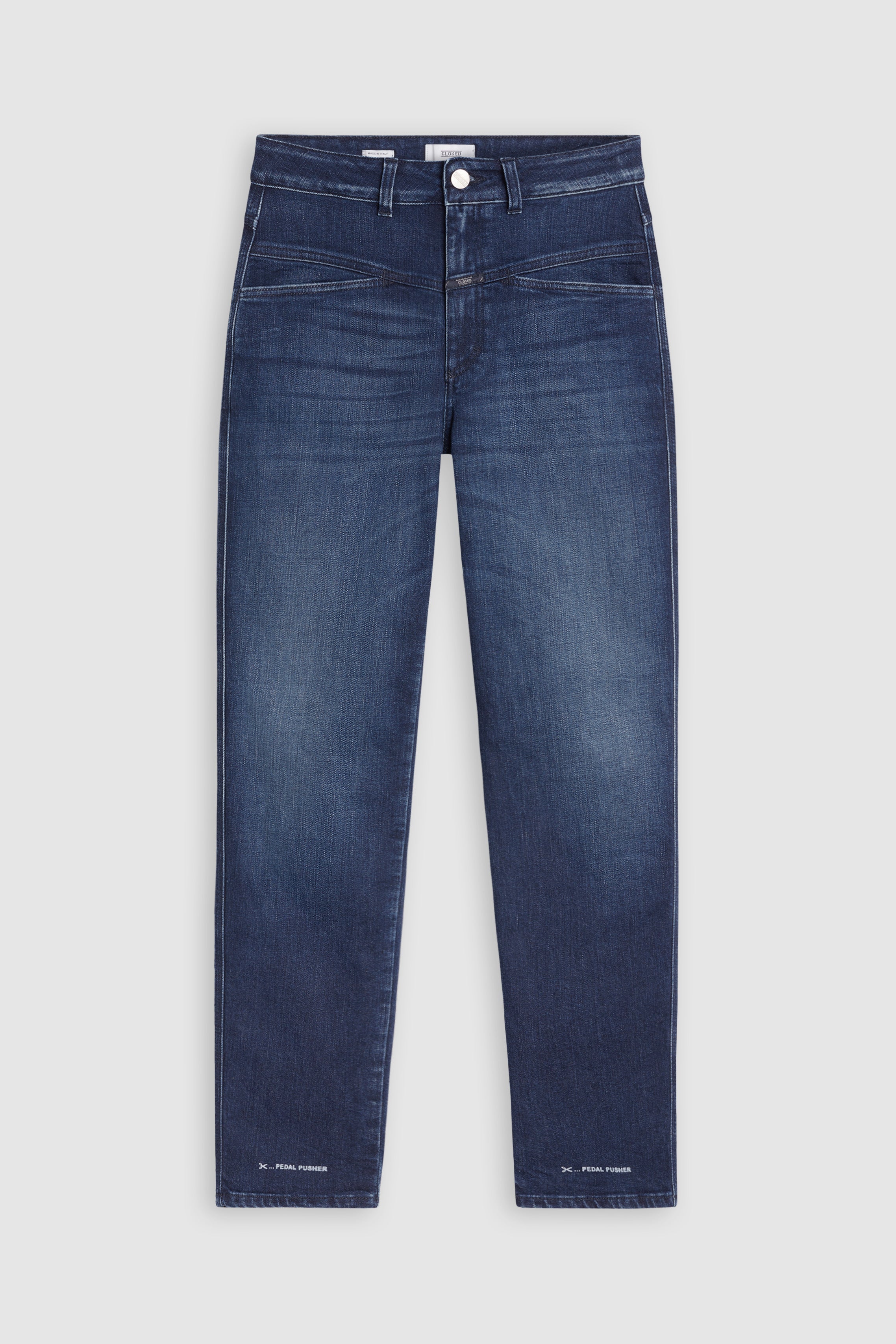 STYLE NAME PEDAL PUSHER JEANS