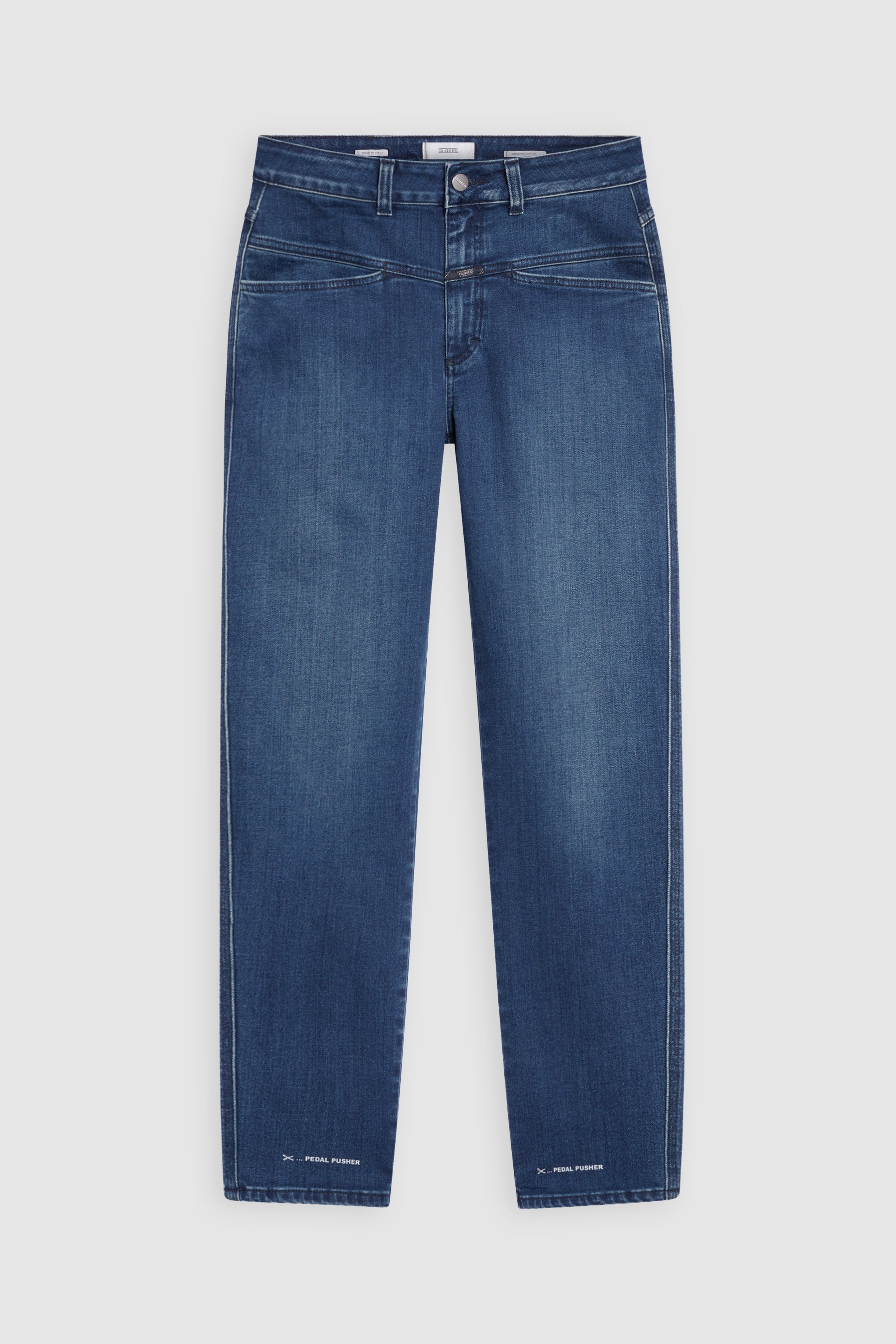 STYLE NAME PEDAL PUSHER JEANS