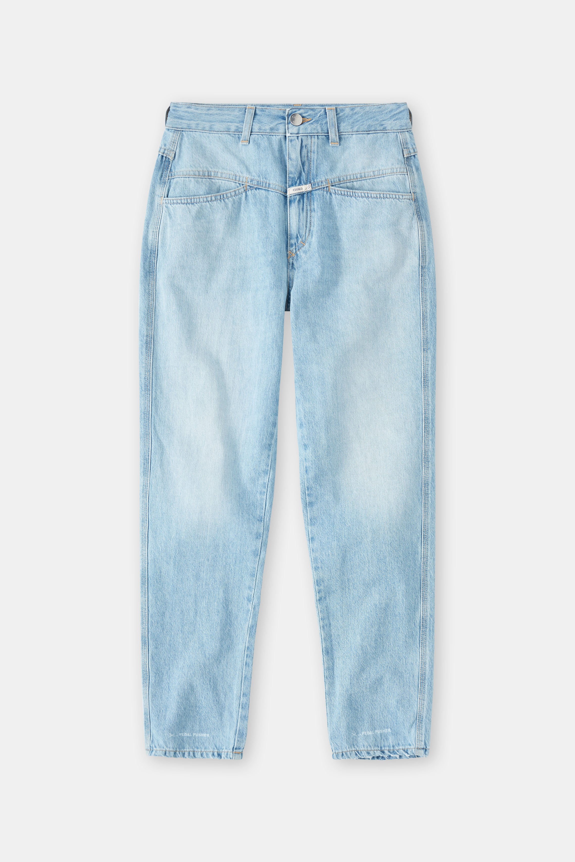 CLOSED-STYLE NAME PEDAL PUSHER JEANS-ARCHIVE-SALE-OUTLET-Lagerverkauf-Jeans-40-LIGHT BLUE-ARCHIVIST