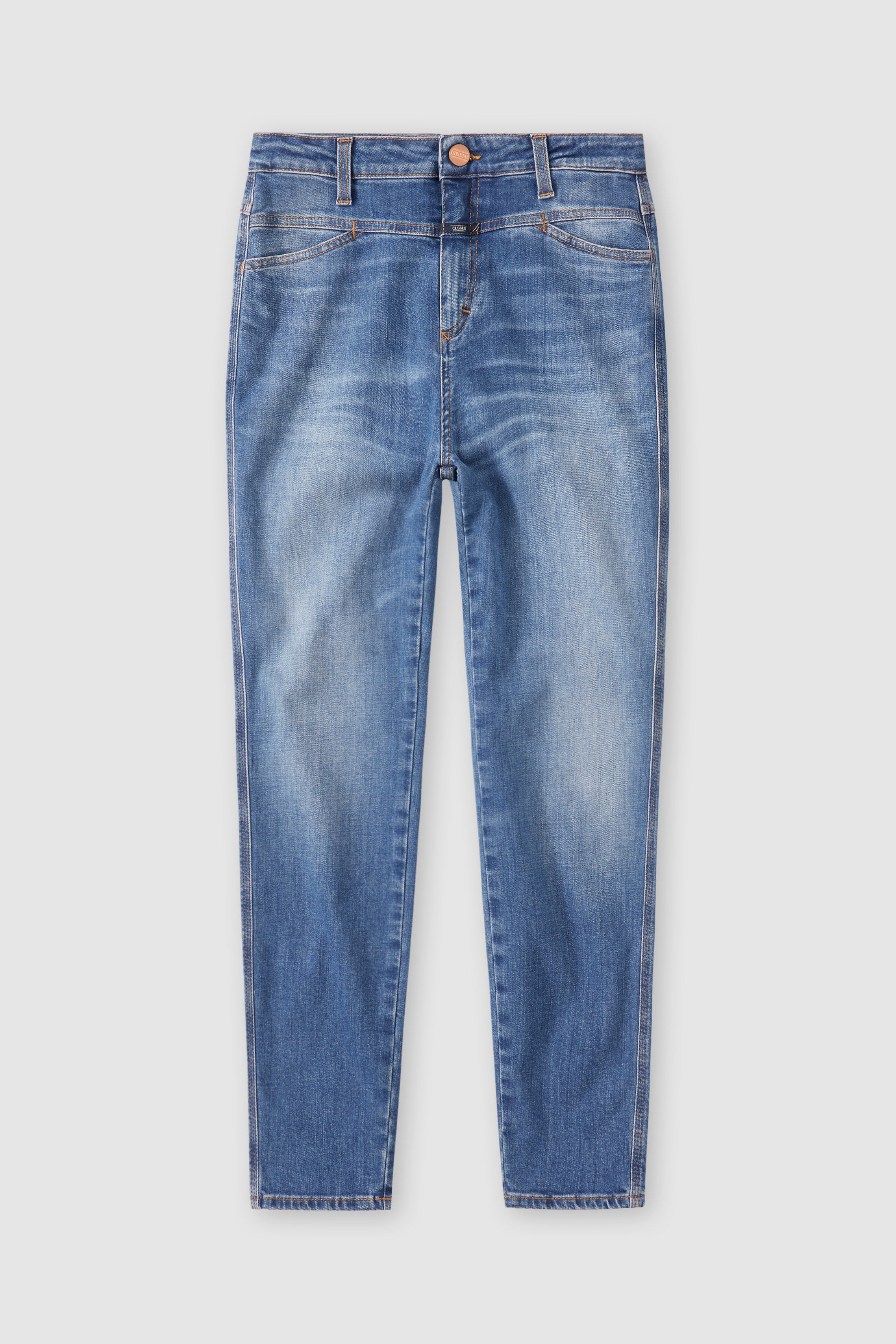 CLOSED-STYLE NAME SKINNY PUSHER LONG JEANS-ARCHIVE-SALE-OUTLET-Lagerverkauf-Jeans-24-MID BLUE-ARCHIVIST