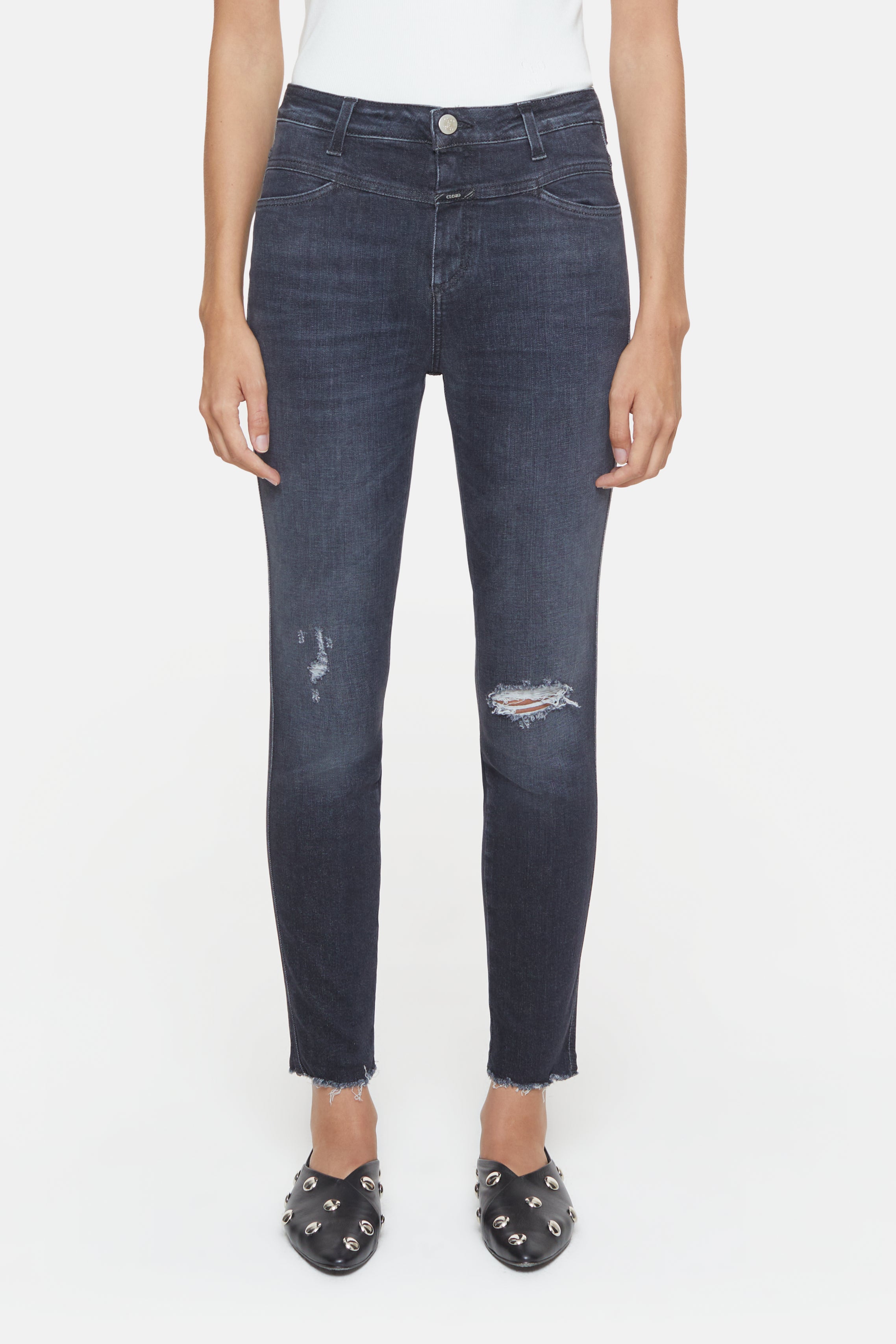 STYLE NAME SKINNY PUSHER JEANS