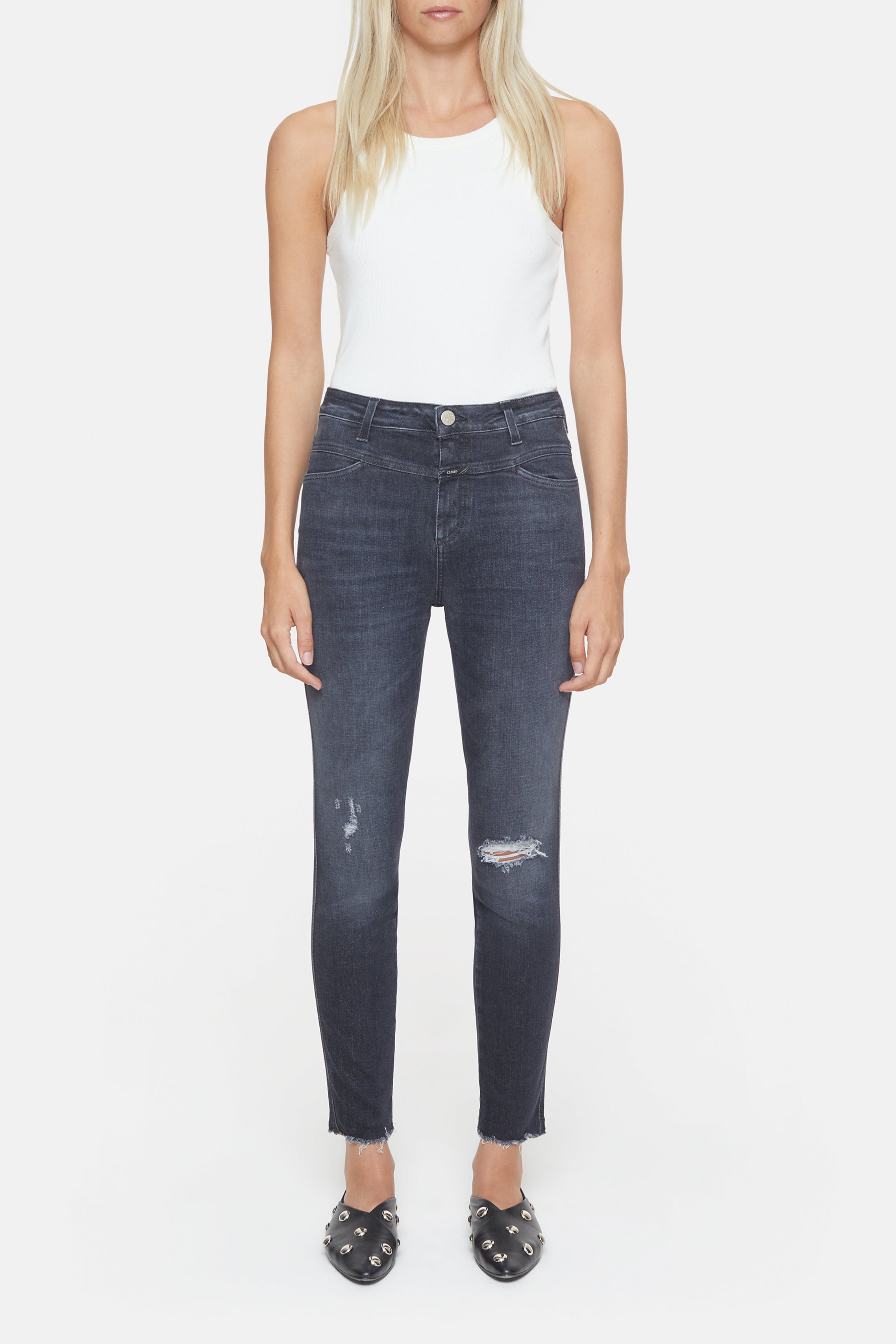 STYLE NAME SKINNY PUSHER JEANS