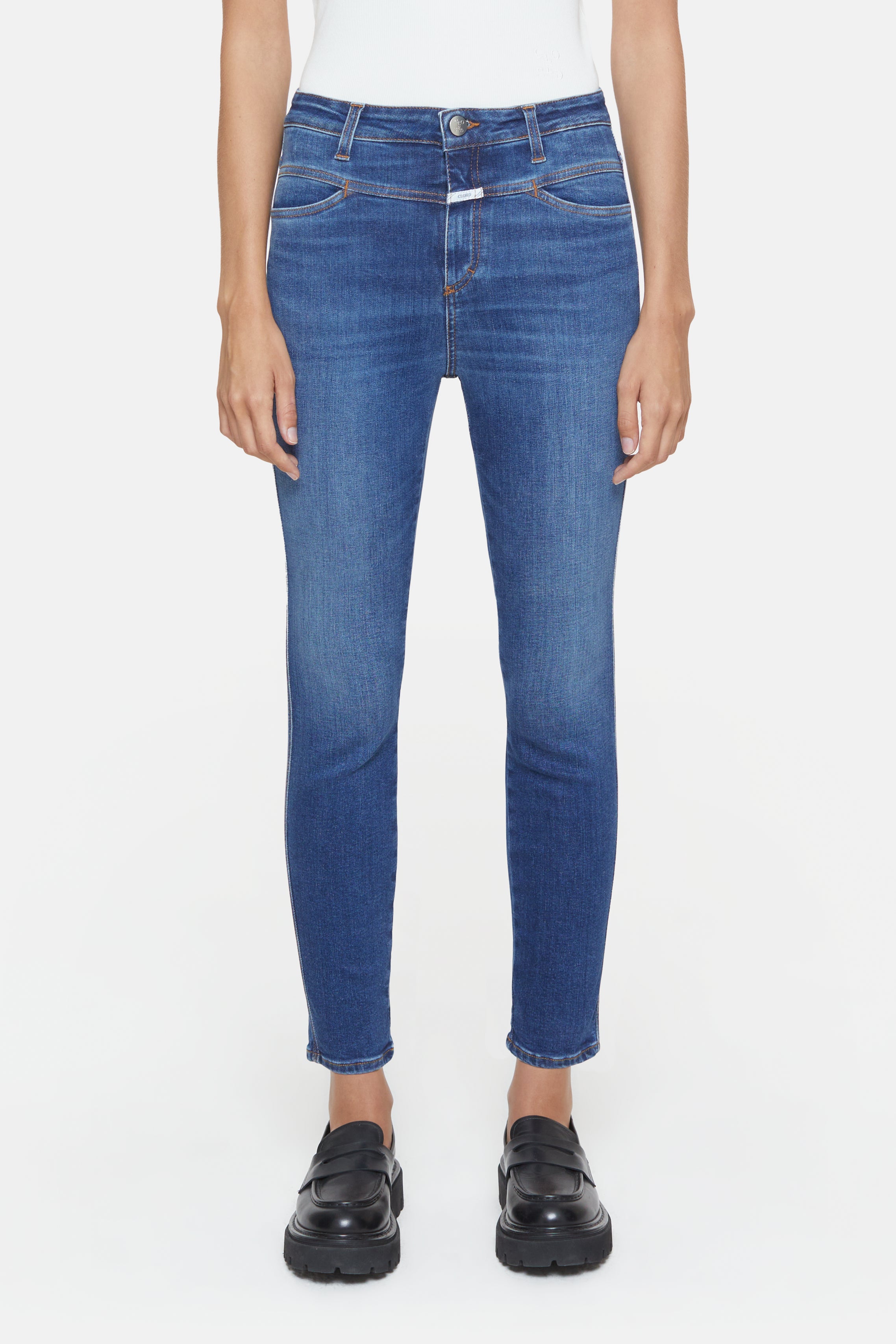 STYLE NAME SKINNY PUSHER JEANS